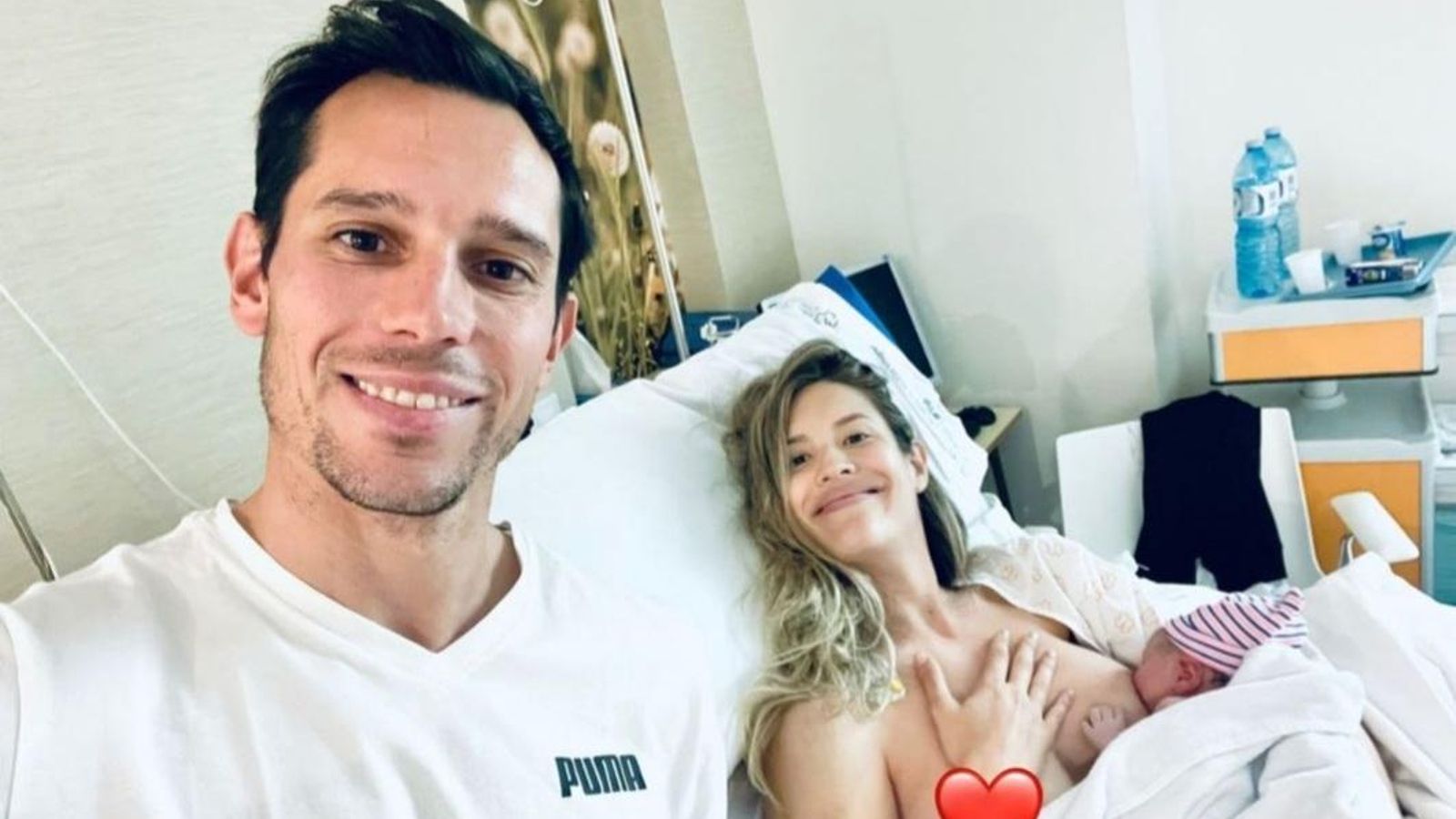 Augusto Solari que acaba de dar la bienvenida a su segunda hija, Emma