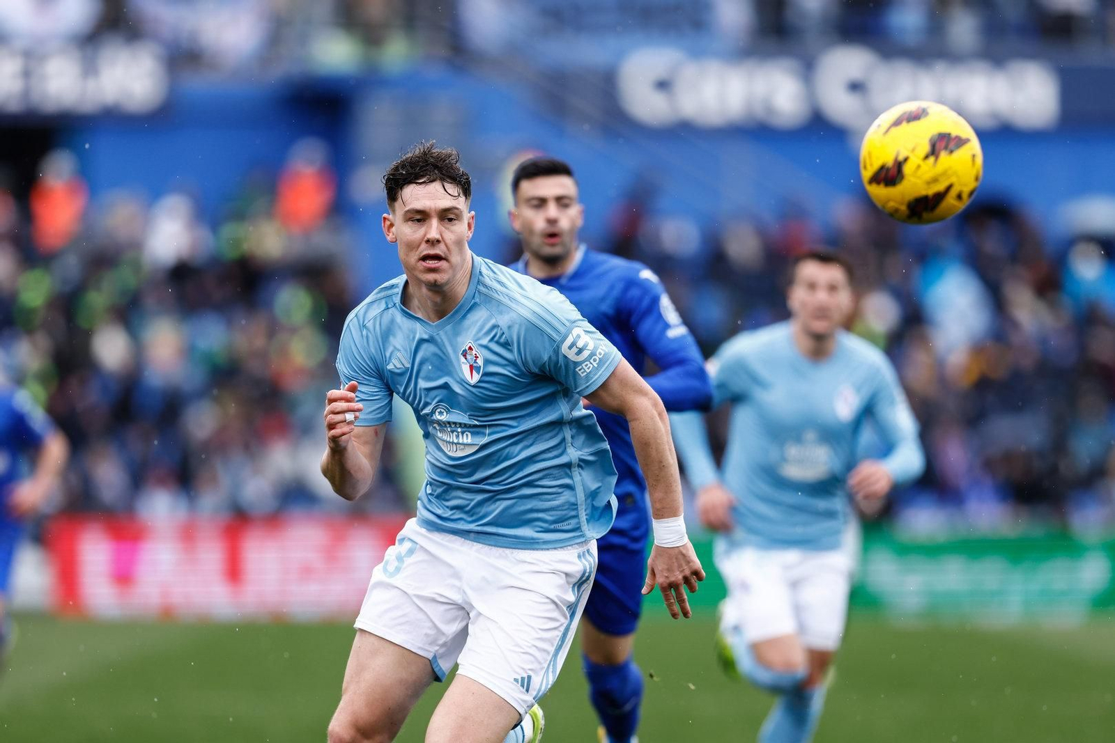 Partido entre el Getafe y el Celta.