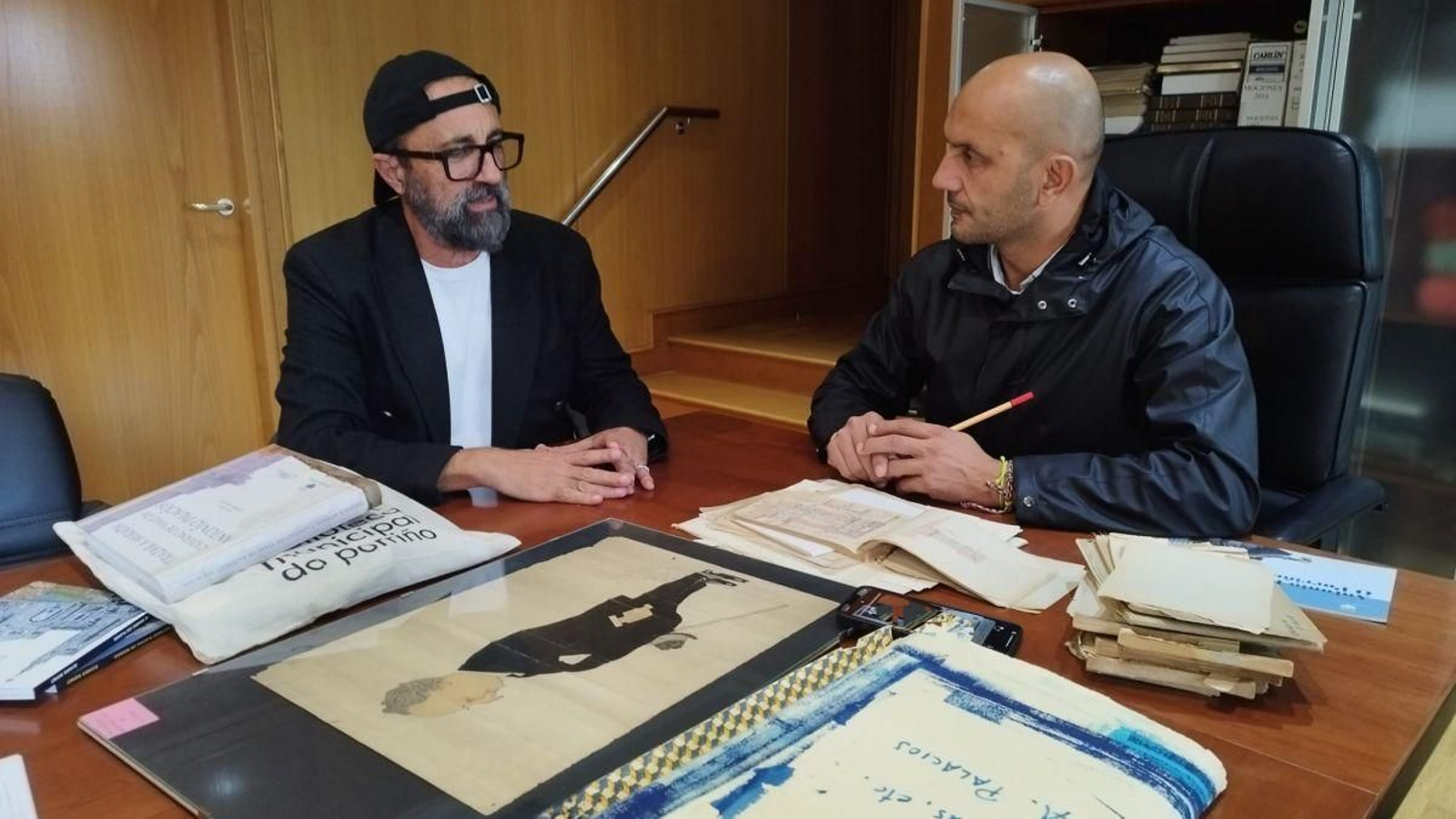 Planos y dibujos originales que formarán parte de la exposición permanente en la Sala Antonio Palacios.