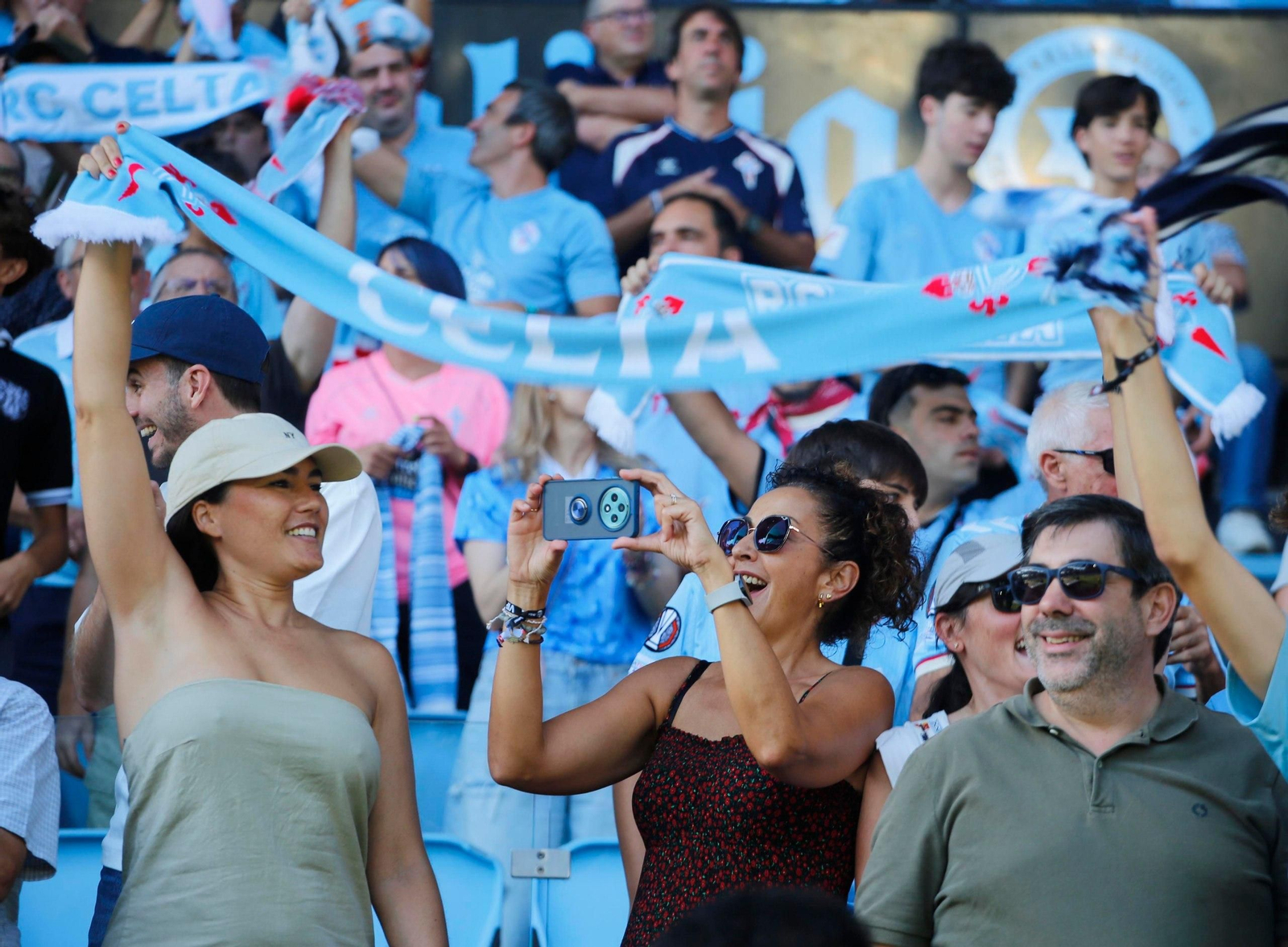 Galería | El partido entre Celta y Racing de Santander, en imágenes