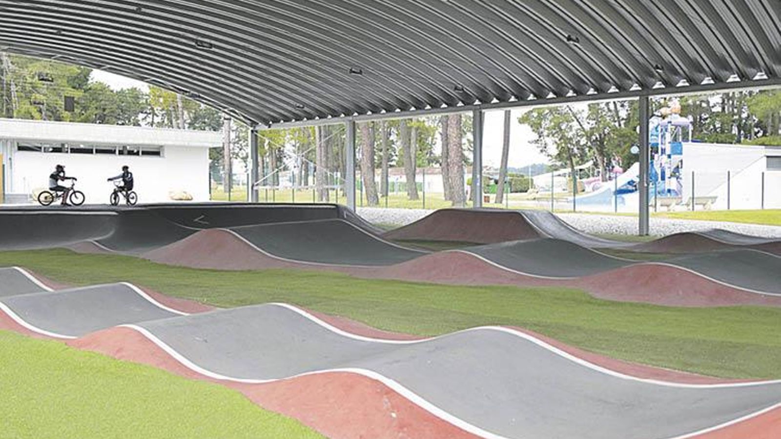 Zona para bicicletas.