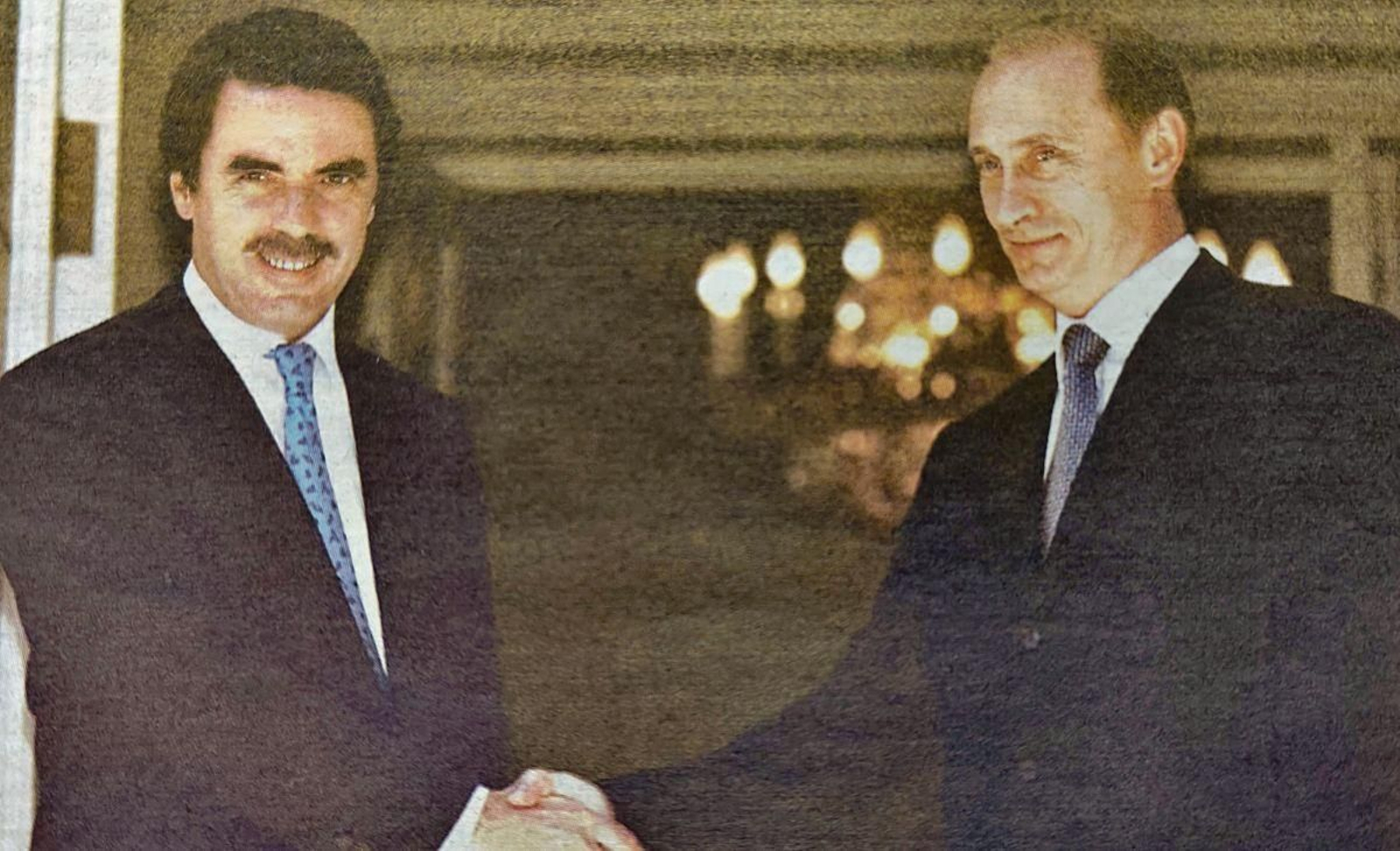 José María Aznar y Vladimir Putin.