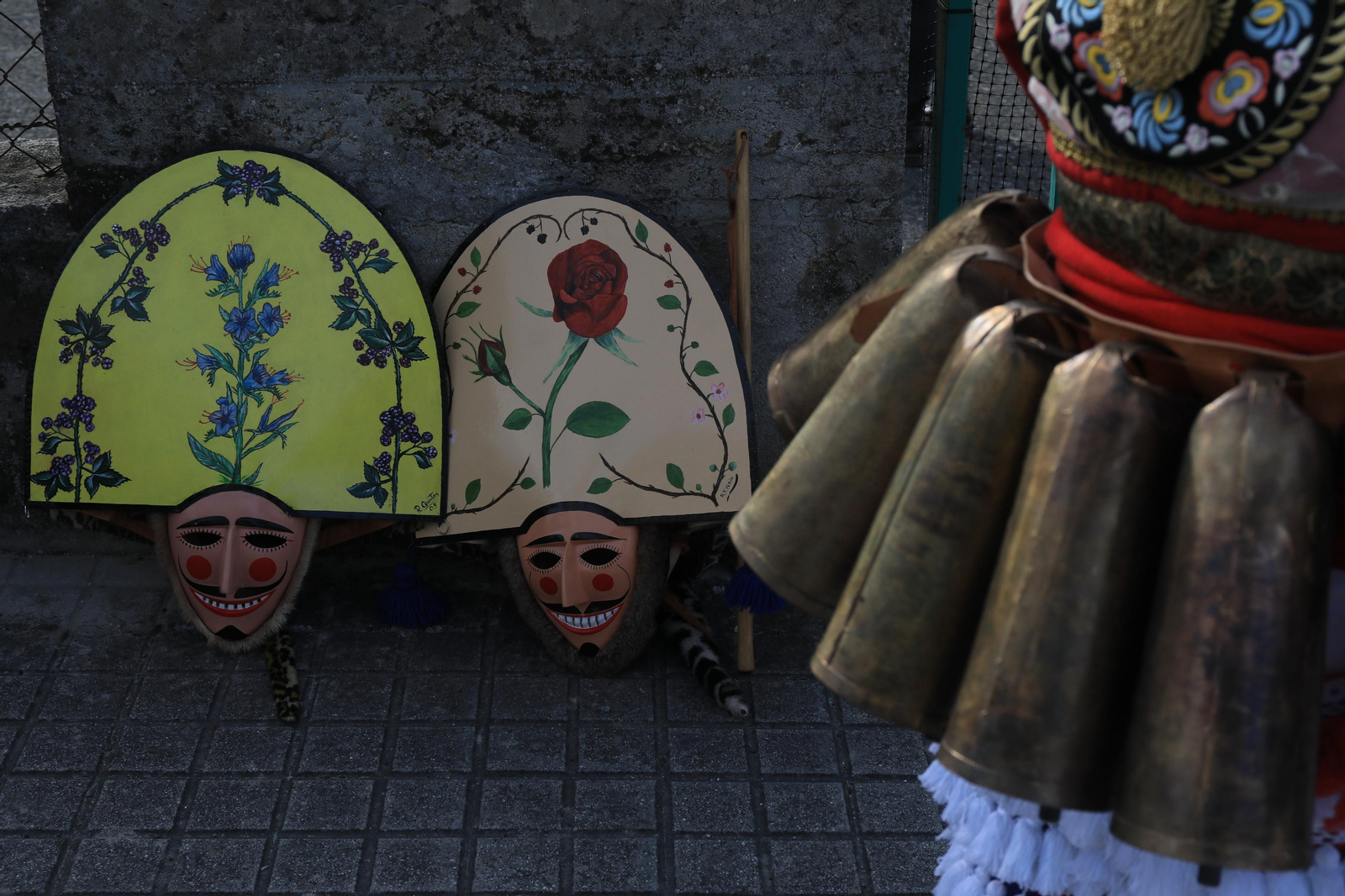 Desfile de entroido infantil en Cualedro. José Paz