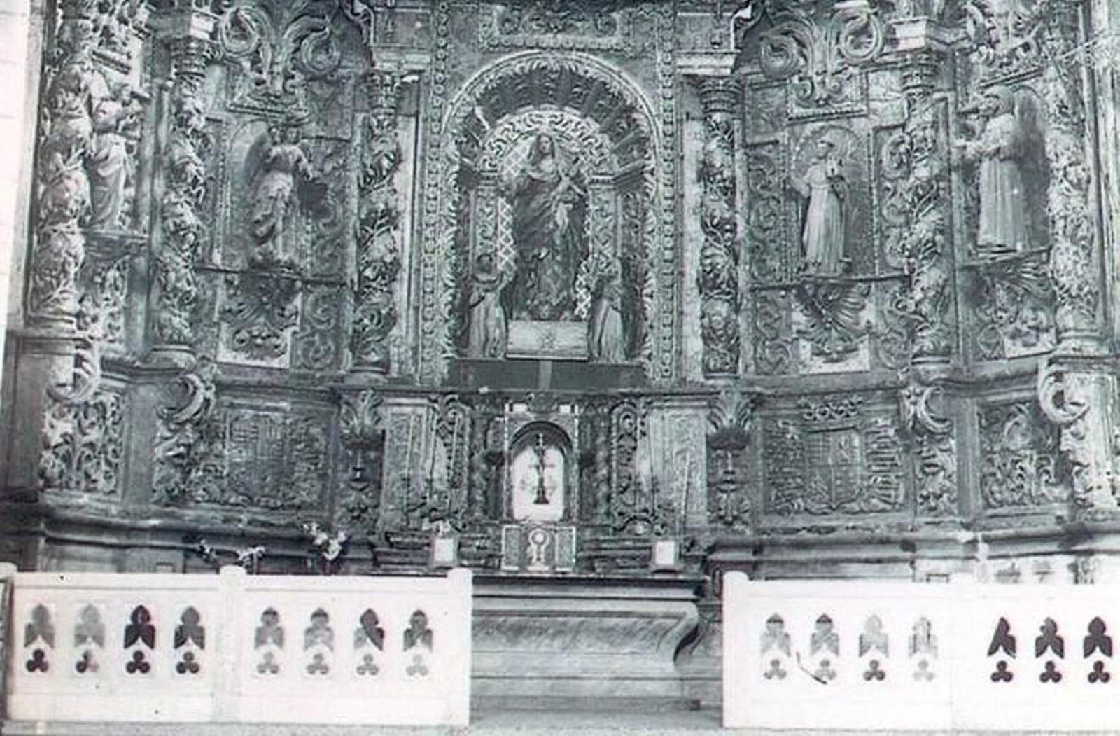 Retablo de Castro Canseco, hoy desmontado, en Santo Domingo de Ribadavia.