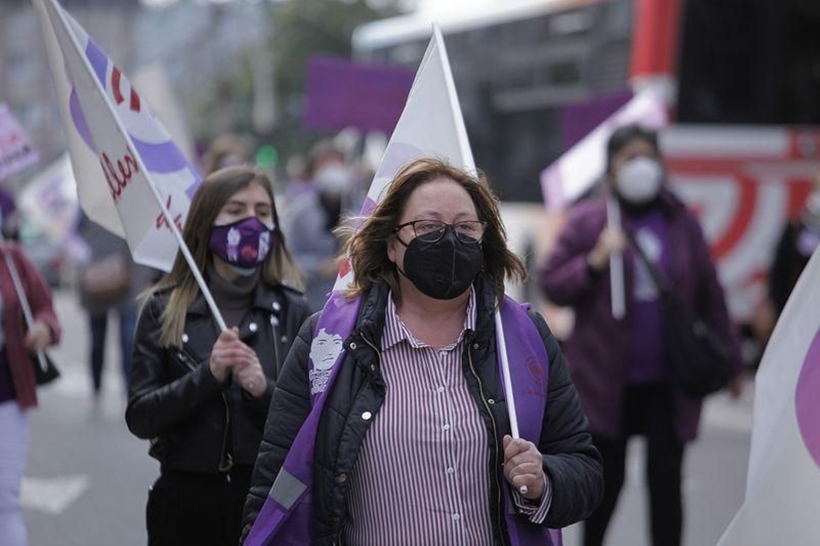 Manifestación de la CIG por las calles de Ourense por el 8M (MIGUEL ÁNGEL).