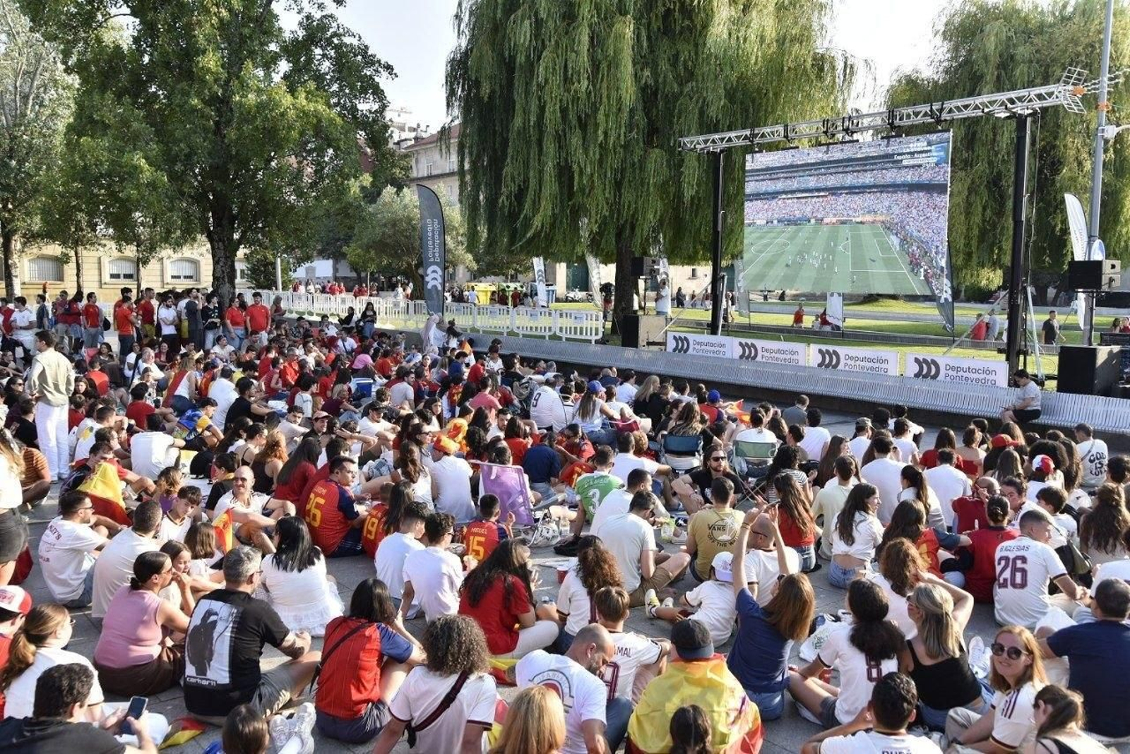 Galería | Vigo celebra la victoria de España en el Mundial 2026