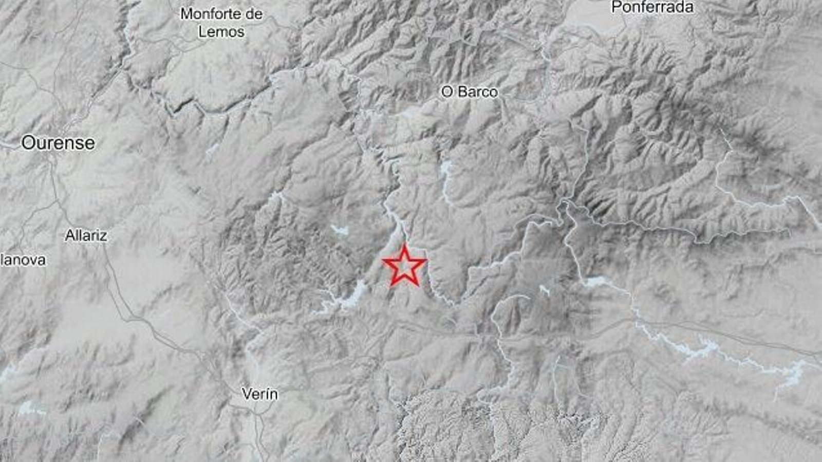 Terremoto en Viana do Bolo.