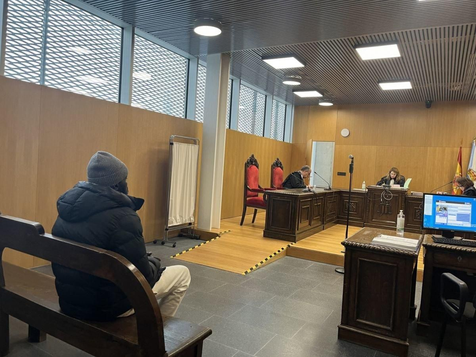 El inculpado, en el Juzgado Penal 1