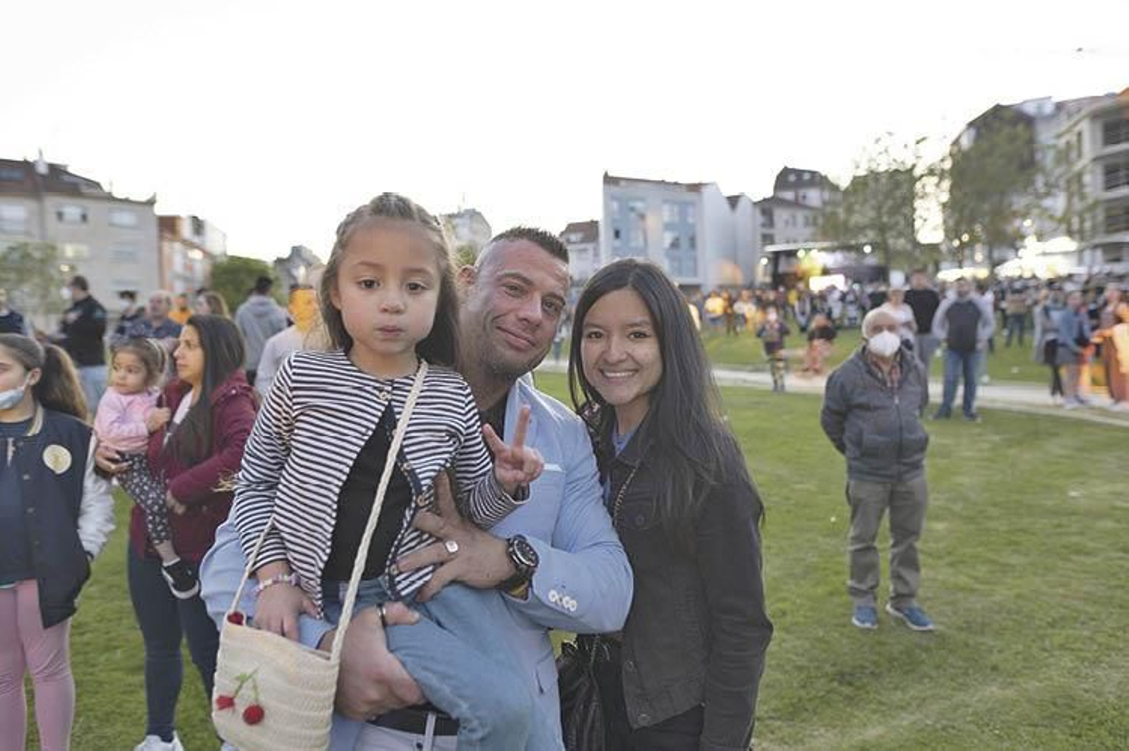 Kenia, Marco y Natalia.