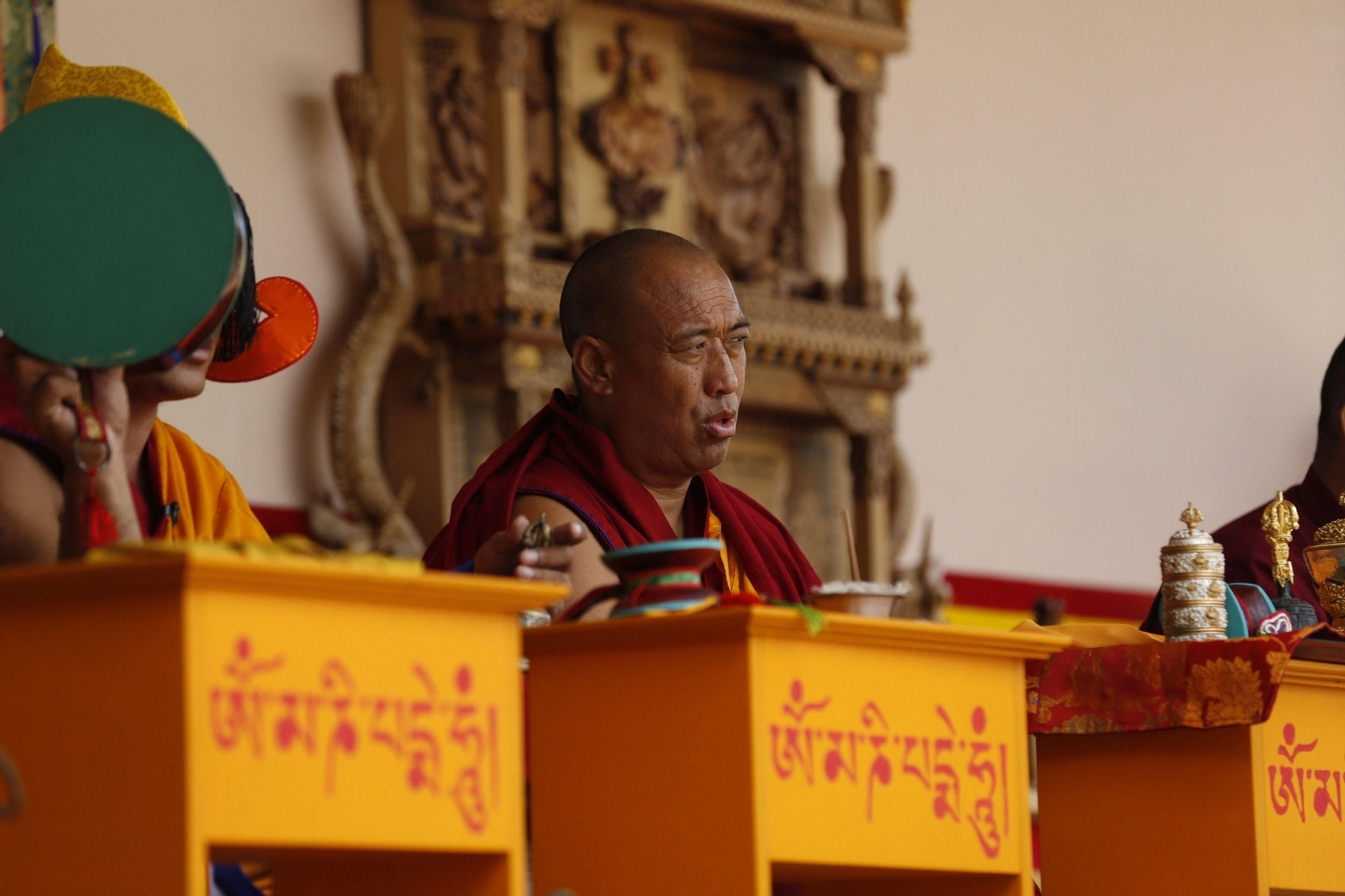 Inauguración do templo budista en Ventoselo