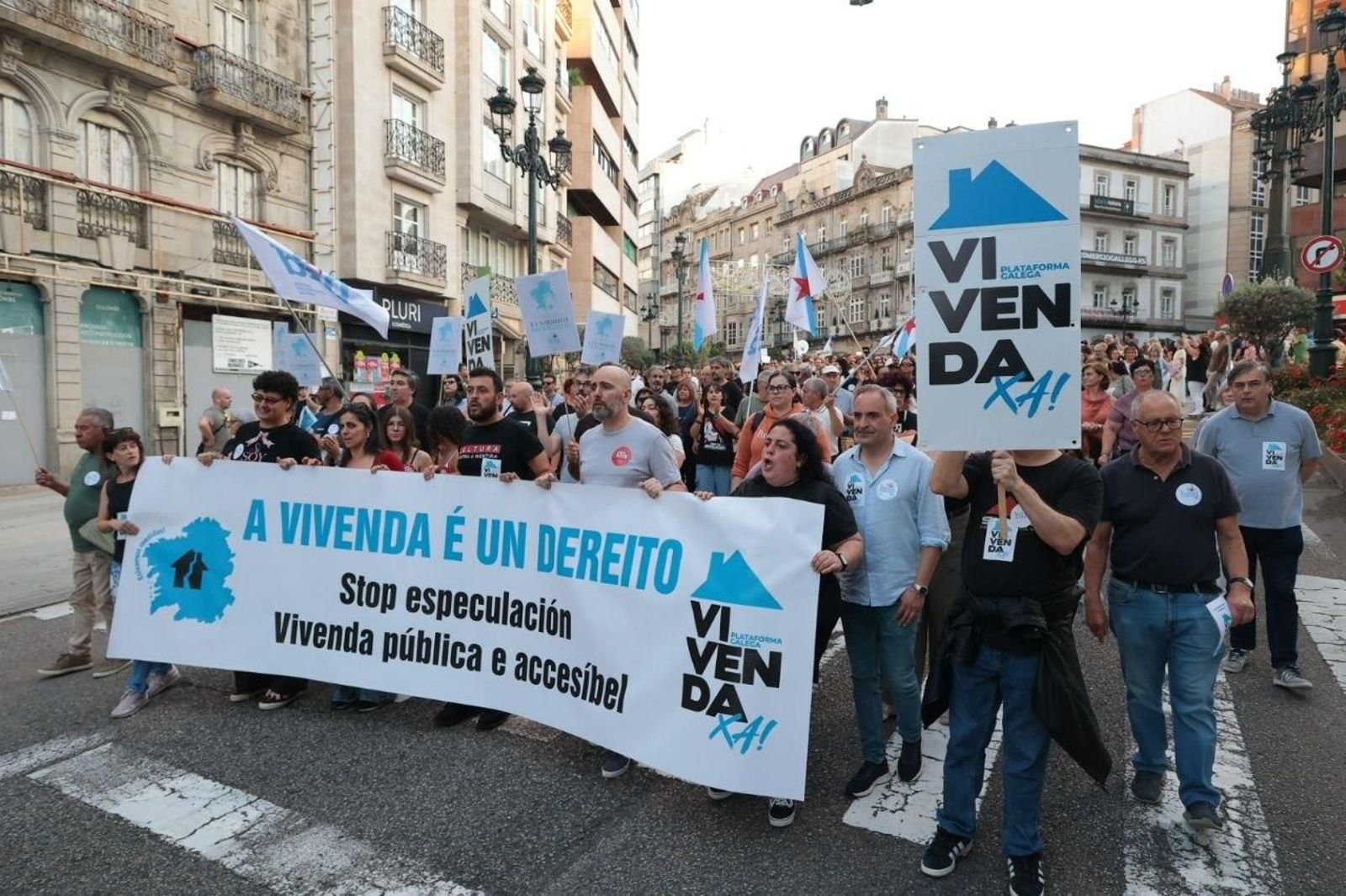 Galería | Vigo se suma a las protestas por una vivienda digna