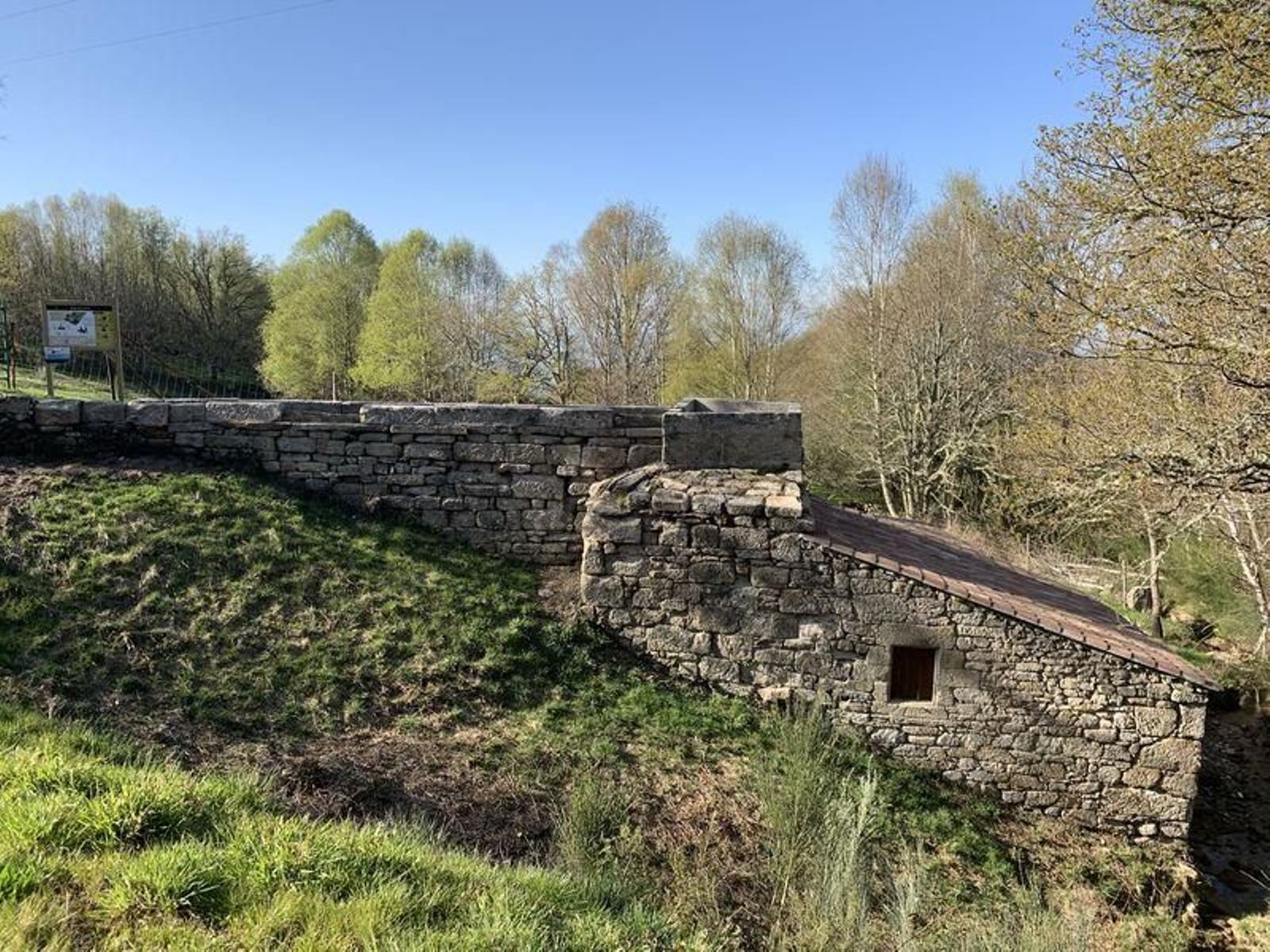 El "muíño" de Os Carrís, en el concello de Parada de Sil.