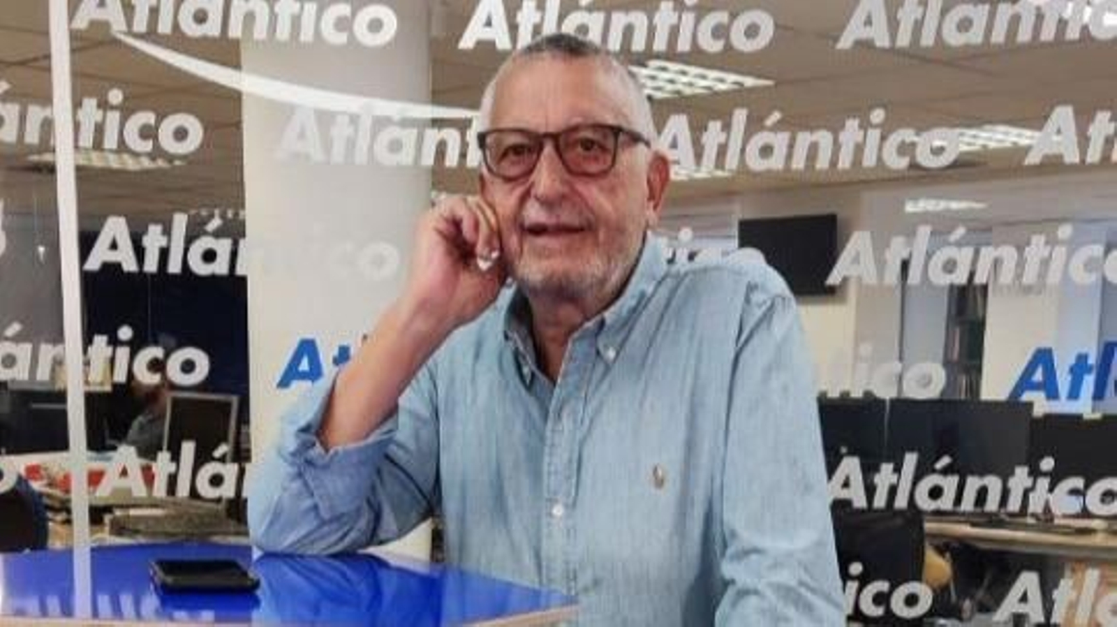 Luis Sirvent, en su paso por Atlántico TV.