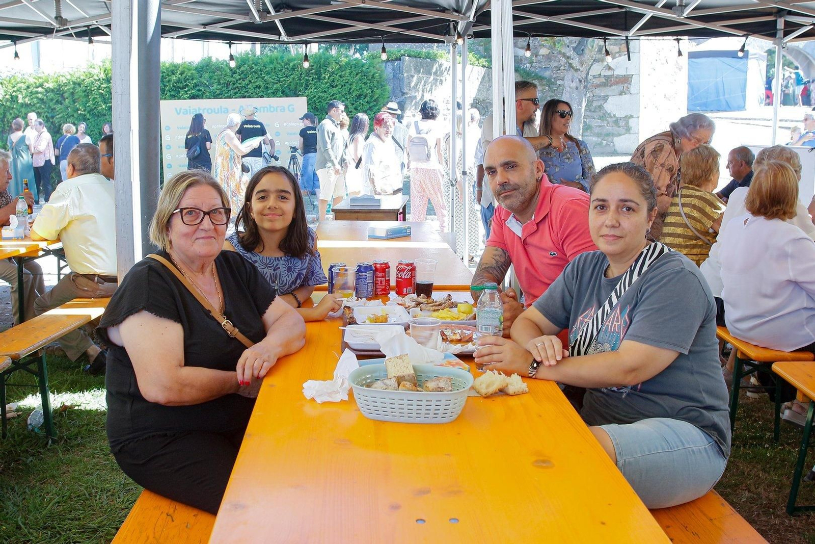 Grupo disfrutando de San Roque.