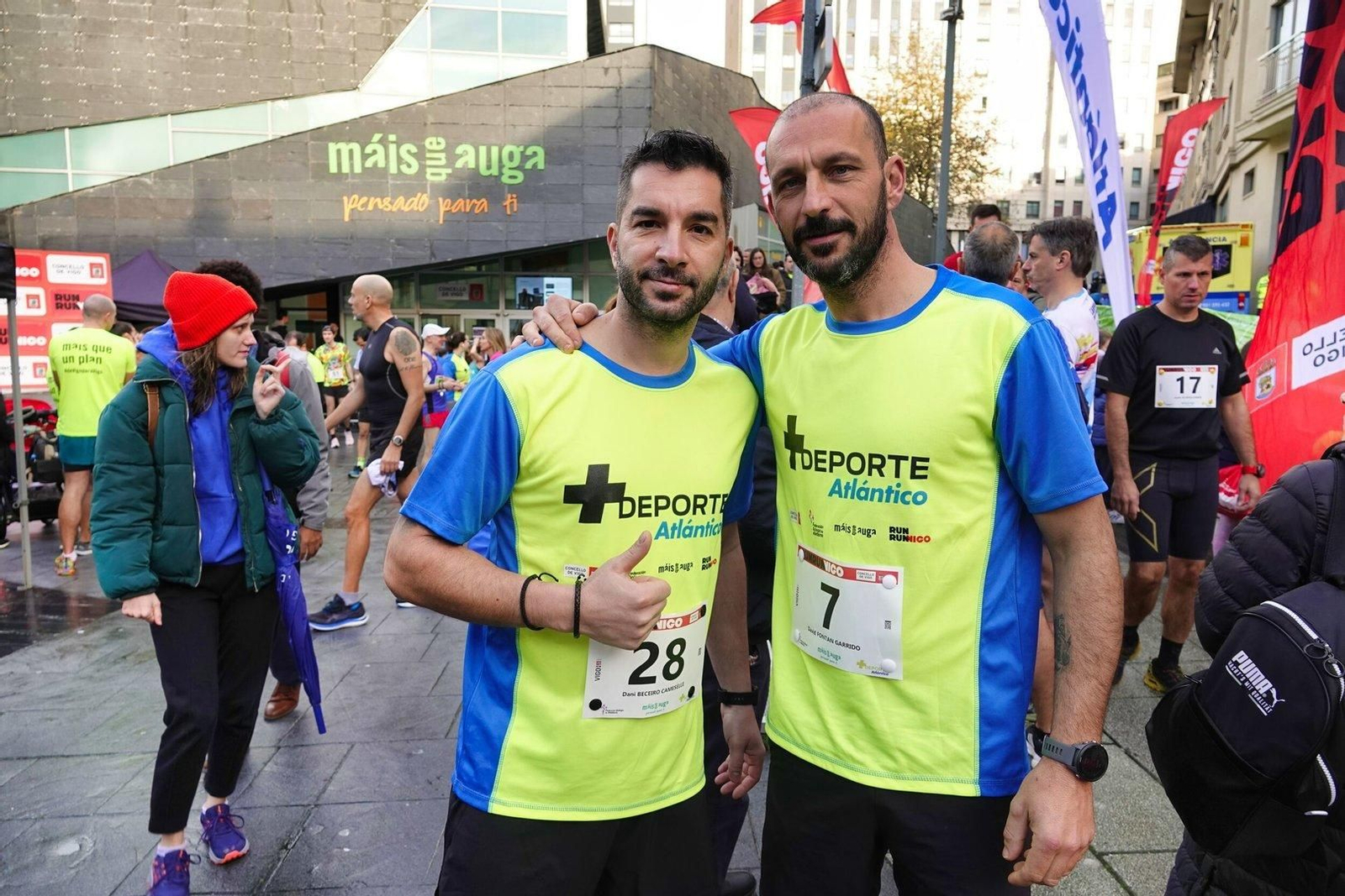 Participantes en la Vigo+11 en Coia.