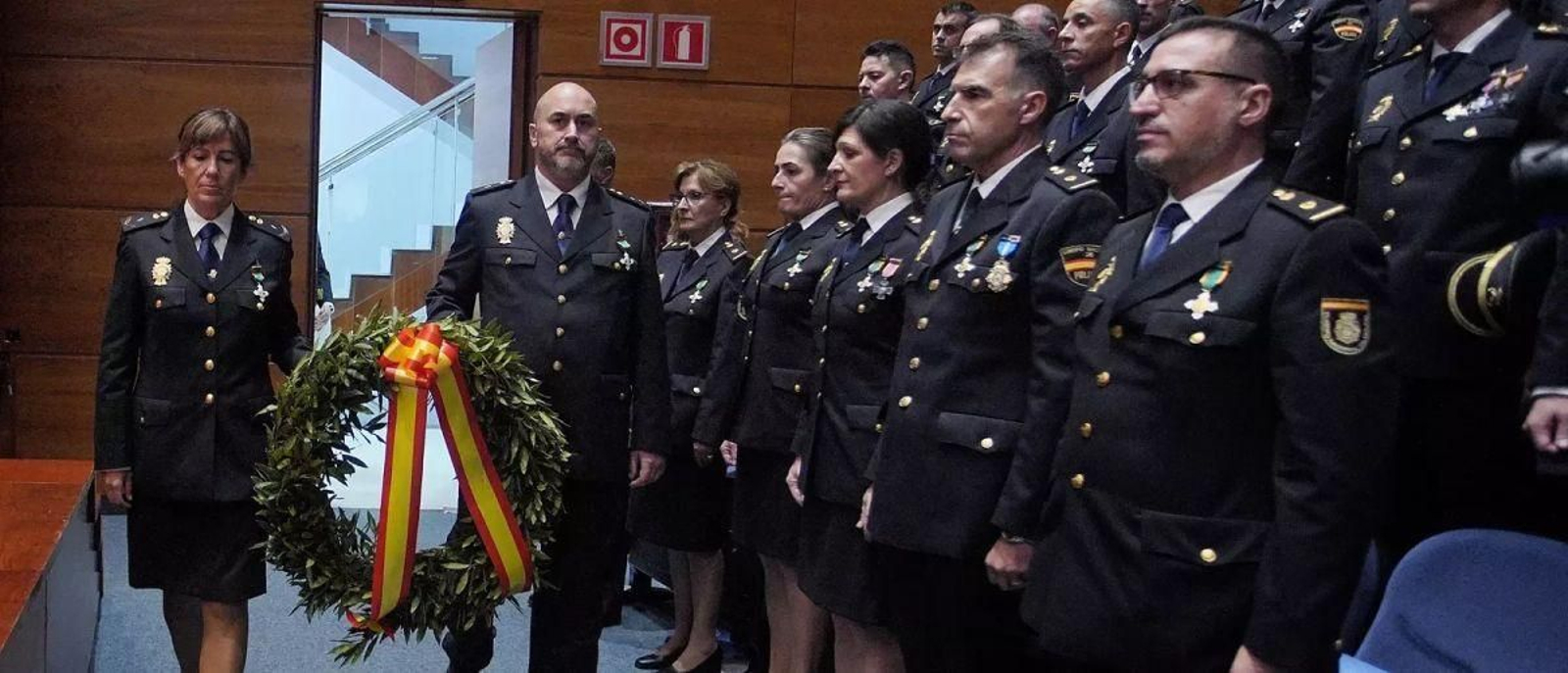 Imagen del homenaje a los caídos en la fiesta de hace unos años.