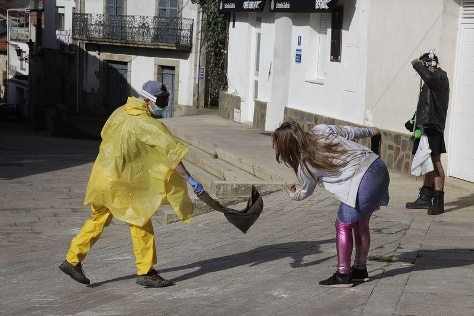 A farrapada, protagonista do Luns Borralleiro en Laza // FOTO: MIGUEL ÁNGEL