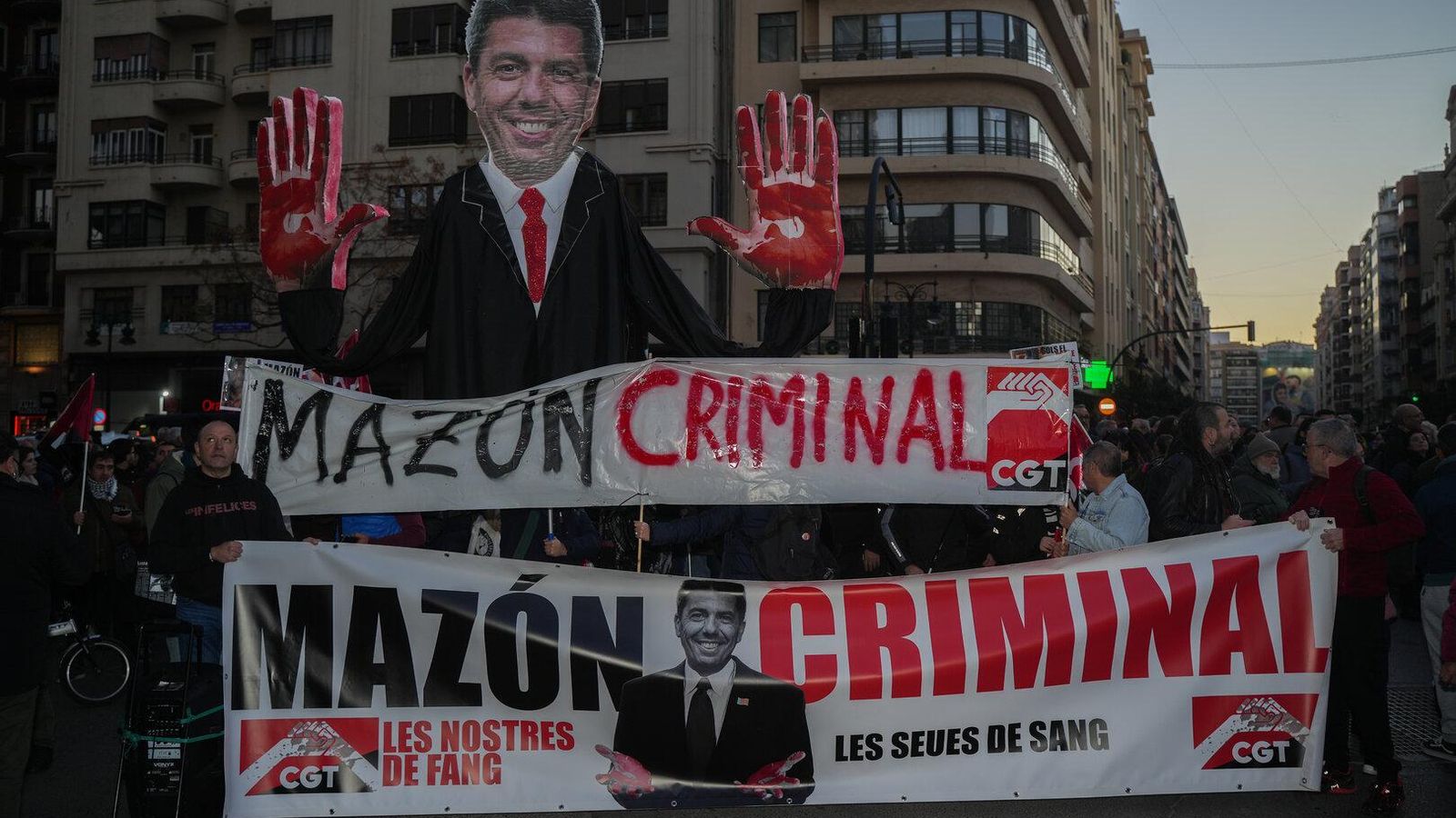 La protesta se produce cuando se cumplen dos meses desde las inundaciones que arrasaron la provincia de Valencia. (Foto: EP)