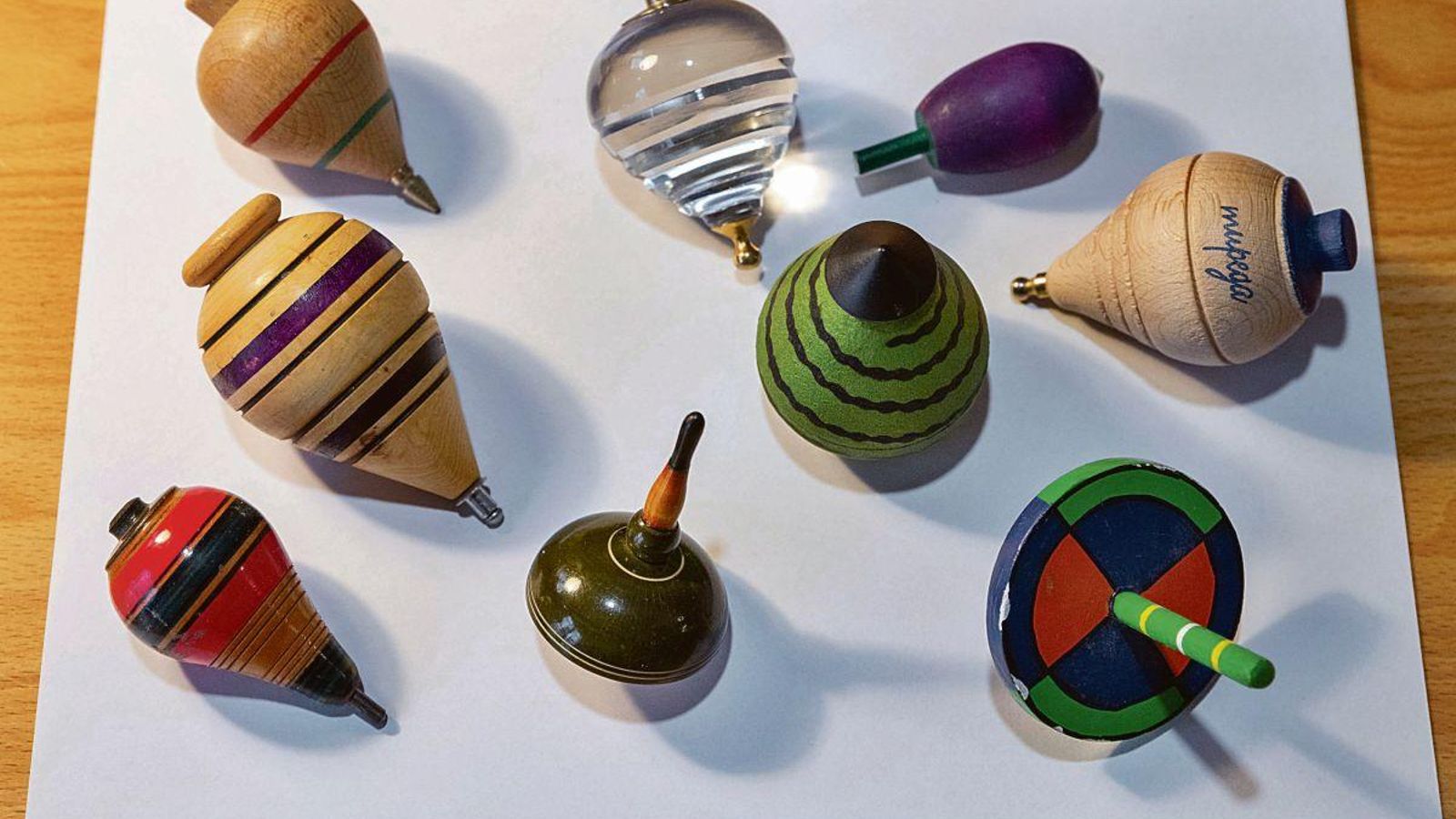 En cristal y en goma, materiales poco utilizados.