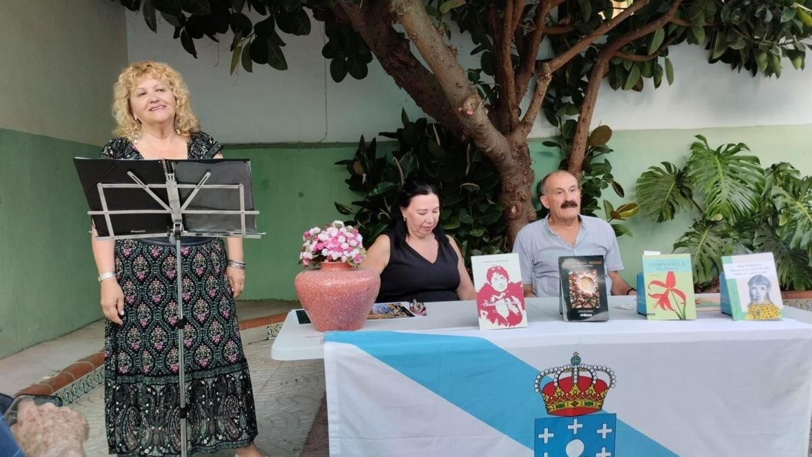 El Centro Galego de Valencia, durante la celebración del Día de las Letras Galegas este año.