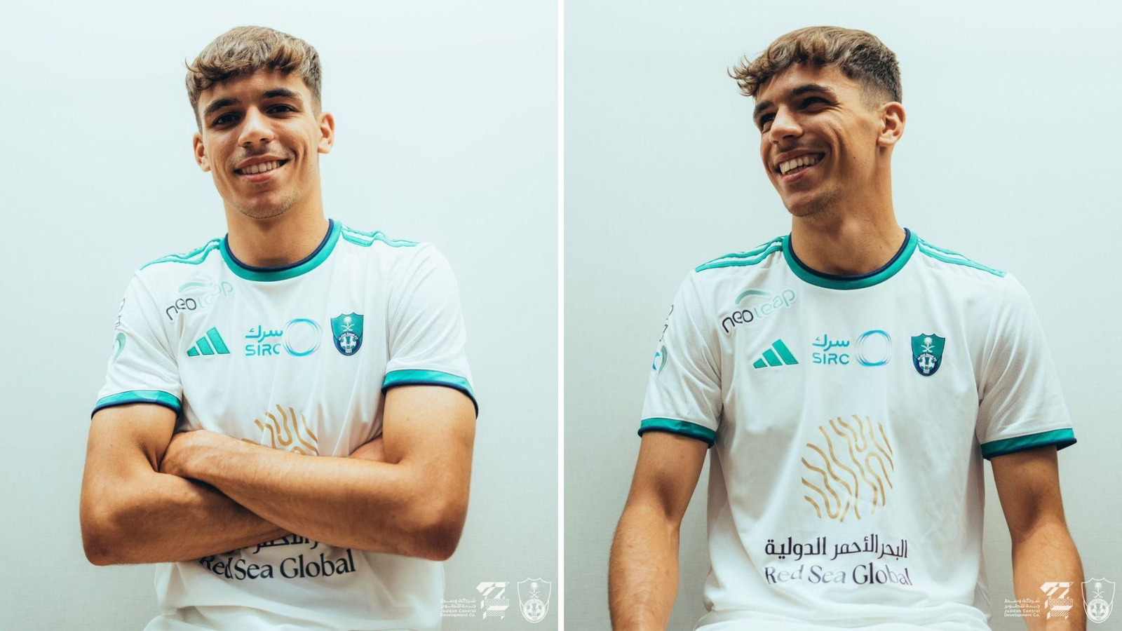 Gabri Veiga con la camiseta del Al Ahli. // Twitter (@ALAHLI_FCEN@ALAHLI_FCEN)