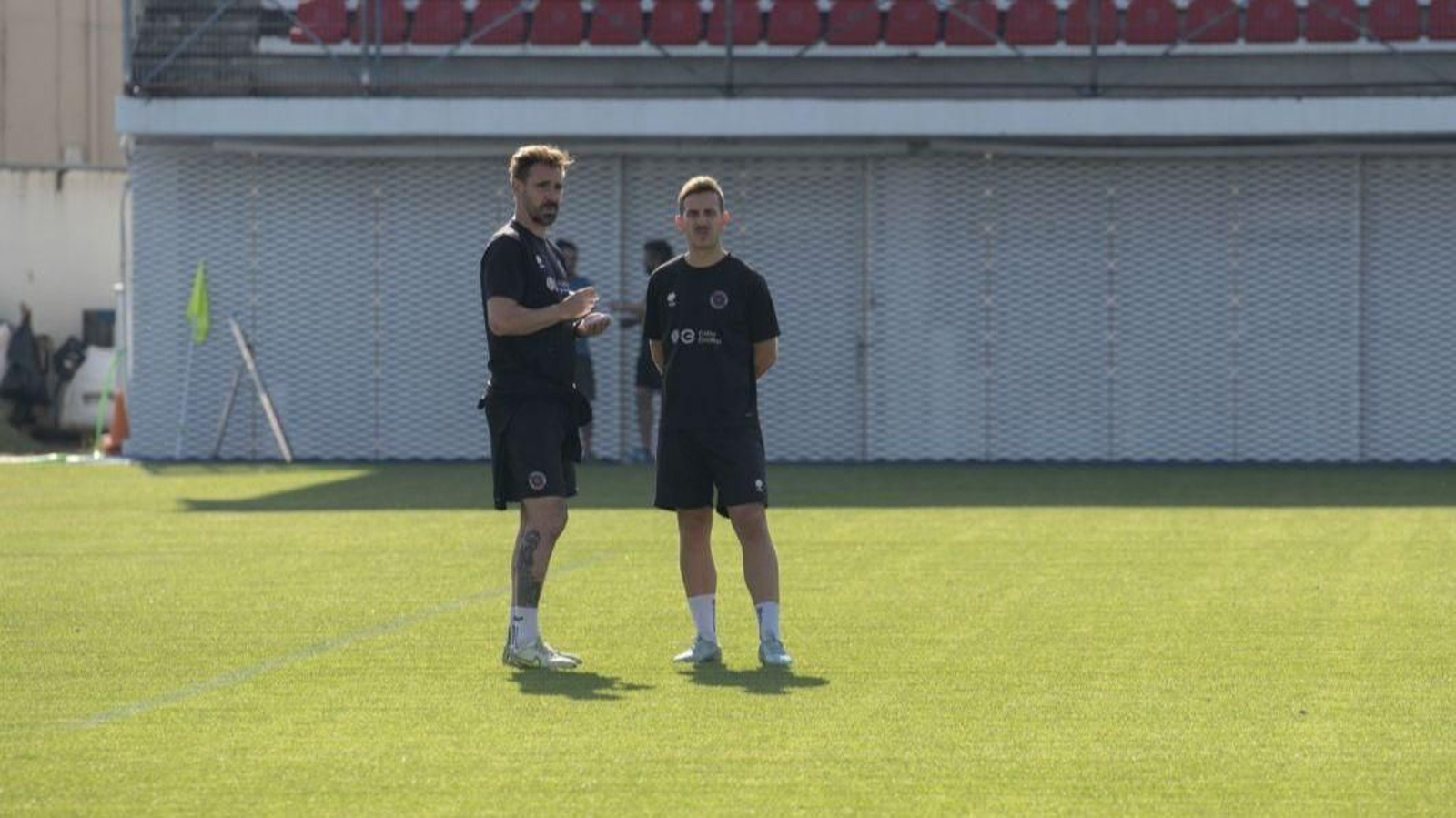 Borja Fernández y Juan Carballo, en O Couto.