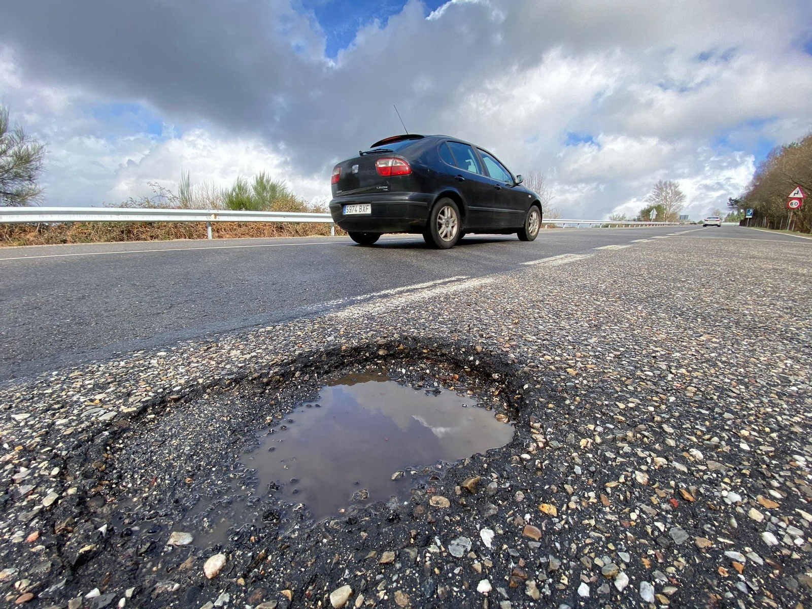 Nacional 120 en mal estado 13