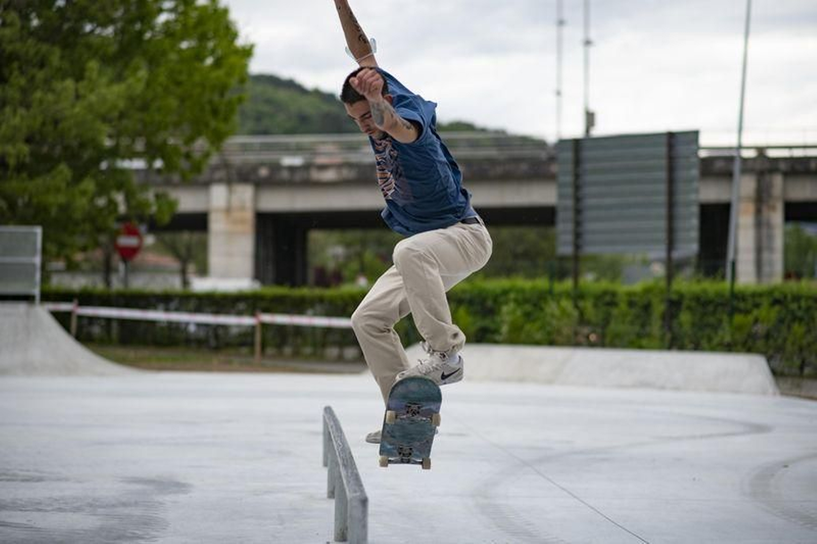 Skaters en O Couto (XESÚS FARIÑAS).