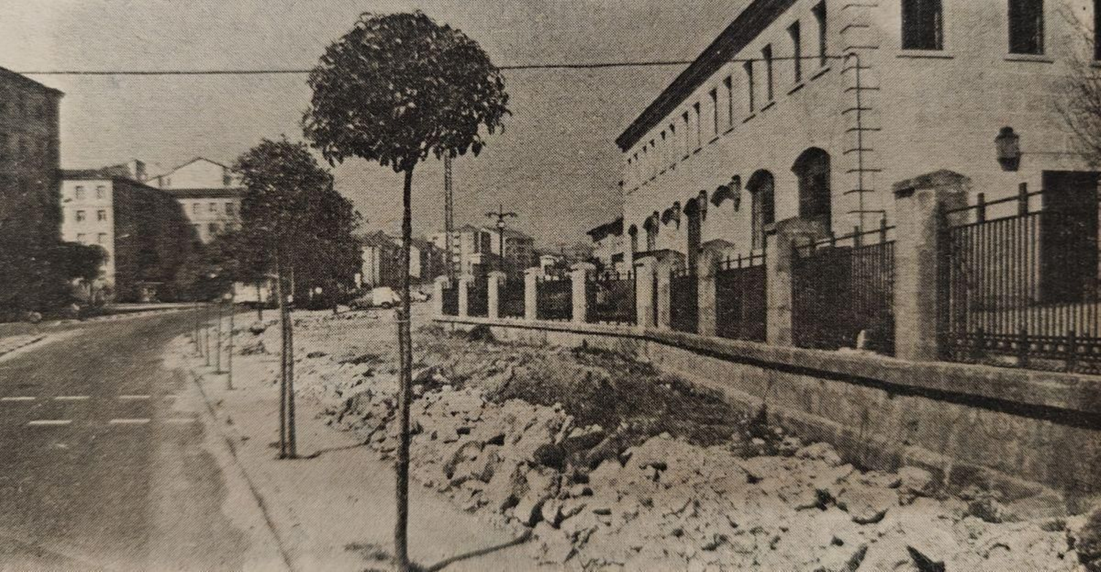 Zona de la Avenida de Marín donde se prevé la instalación de “La Sarita”.