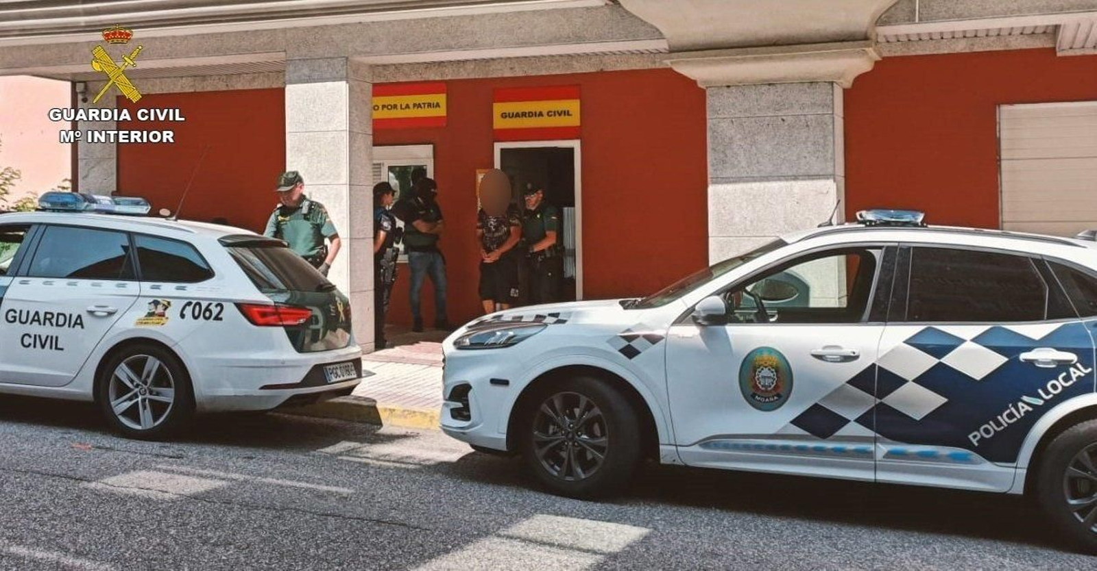 Detenido en Moaña por tráfico de drogas.