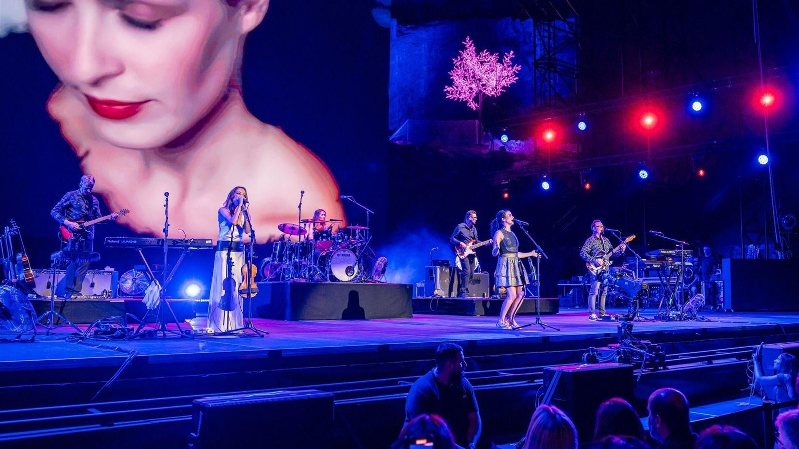 El grupo The Corrs durante su concierto en Starlite Occident, a 10 de julio de 2024, en Marbella.