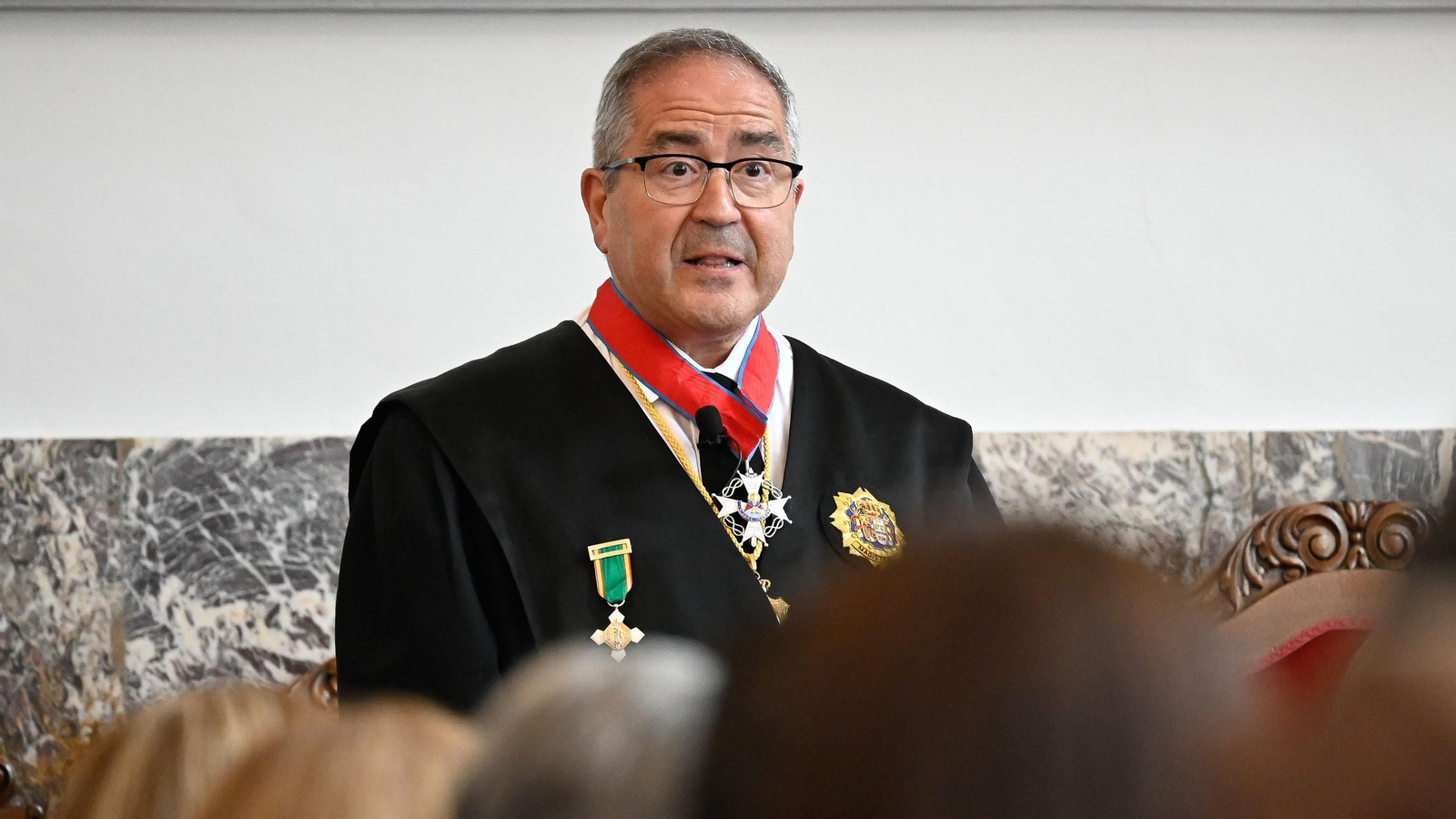 Ignacio Picatoste Sueiras, en la toma de posesión como presidente del Tribunal Superior de Xustiza.
