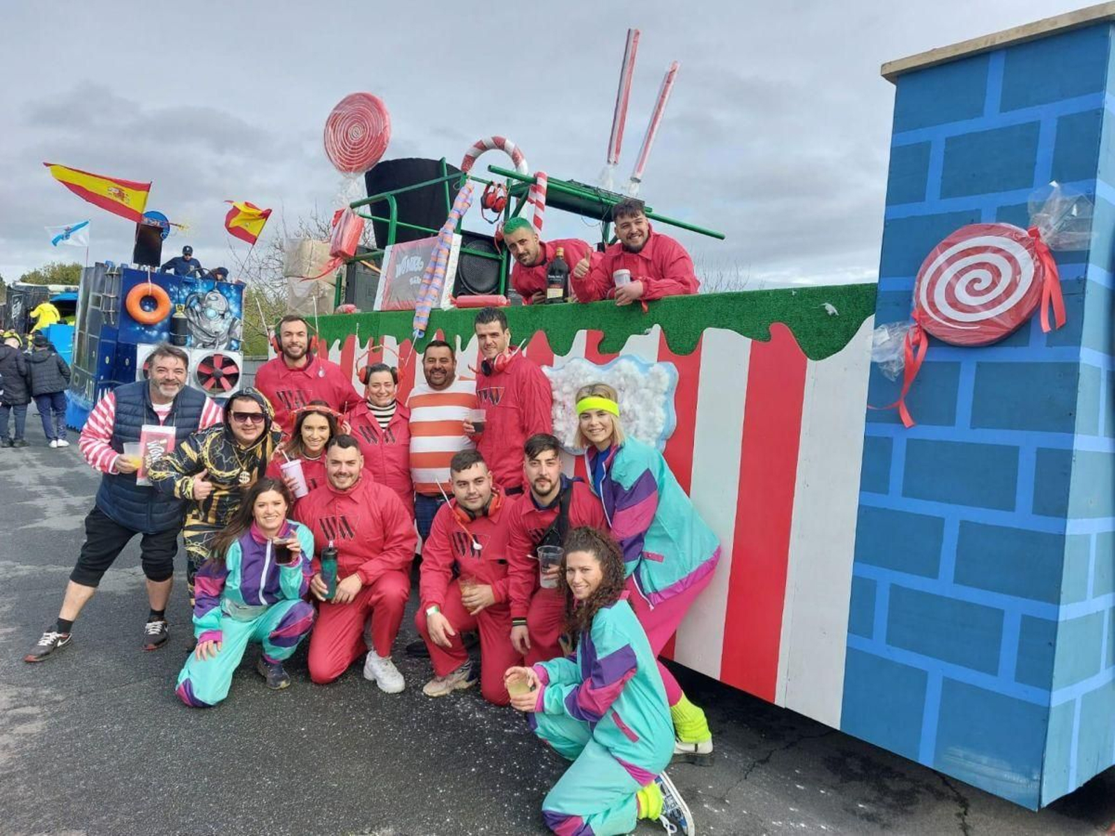 Entroido do ano pasado en Parada de Amoeiro.