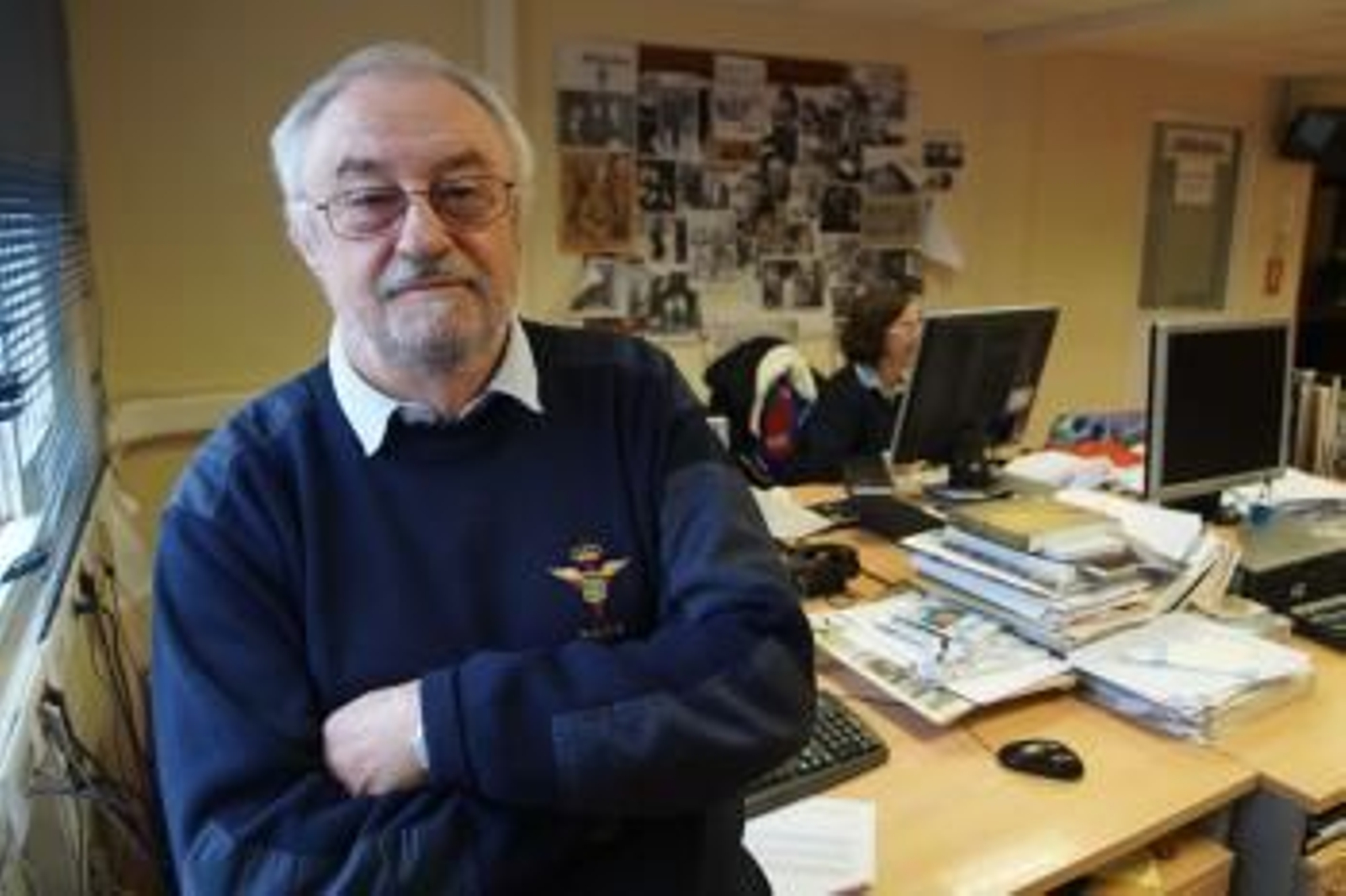 James Skinner, en la redacción de Atlántico.