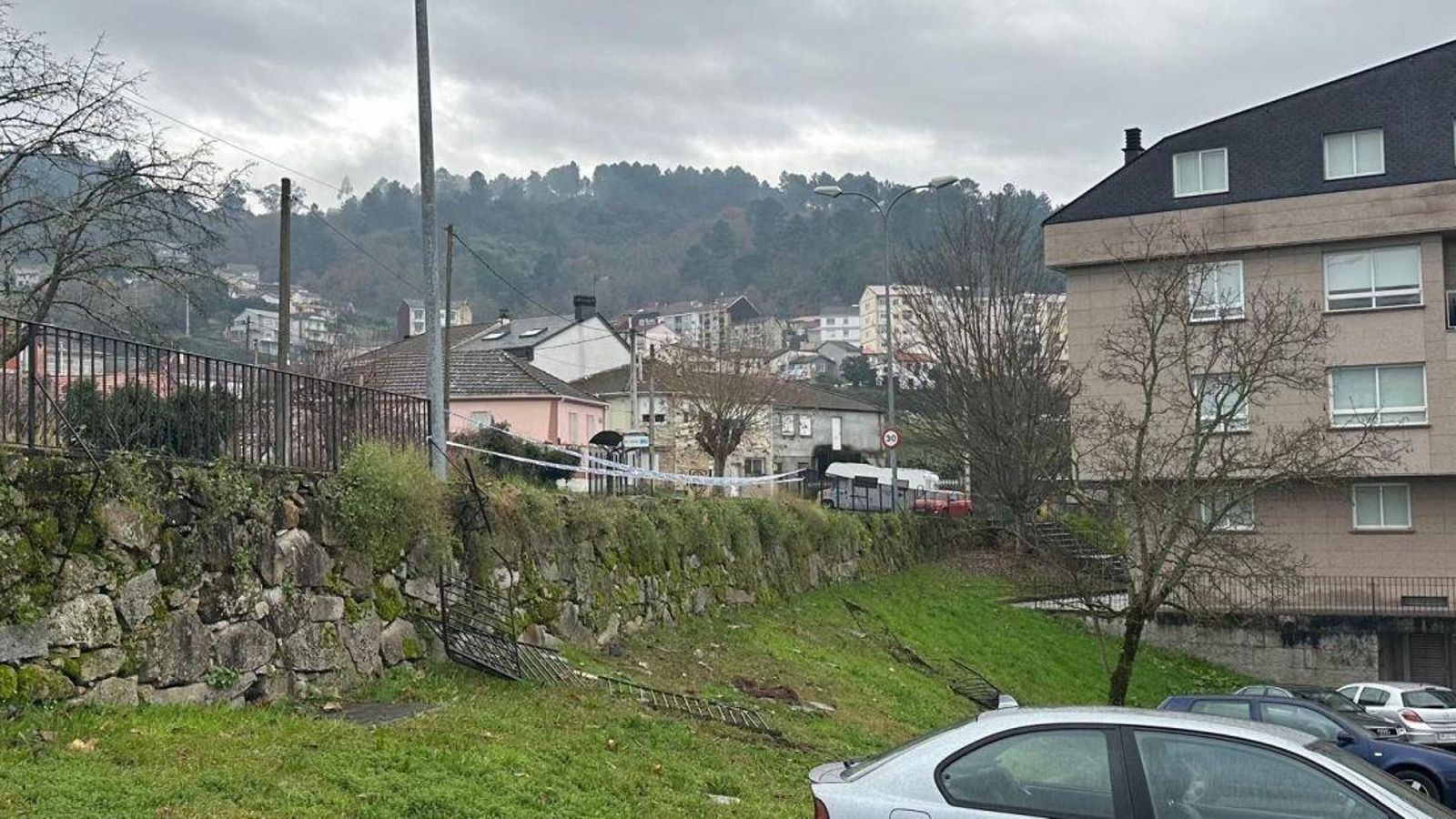 Valla pendiente de arreglo