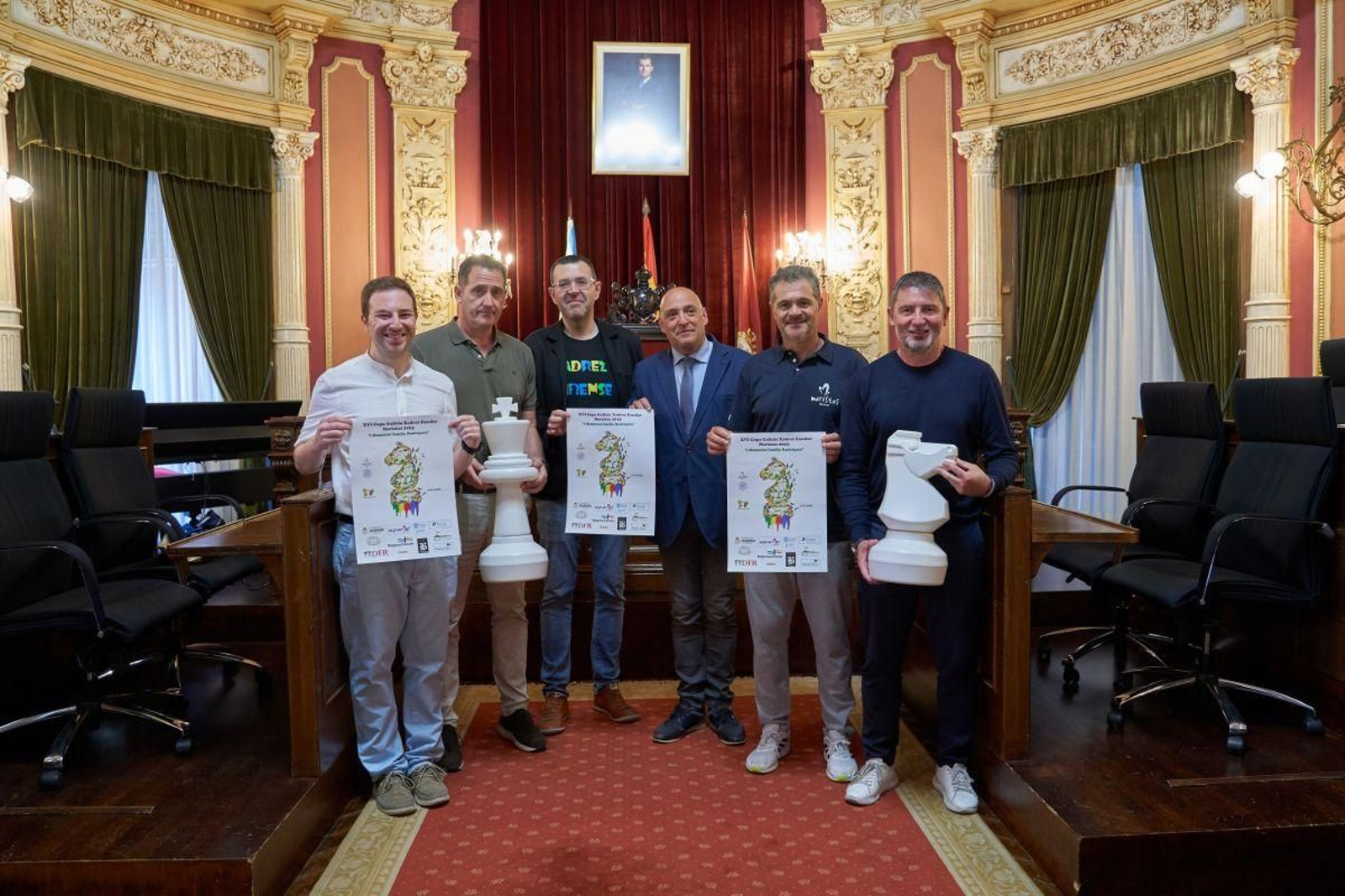 El acto de presentación de la competición ajedrecística autonómica.