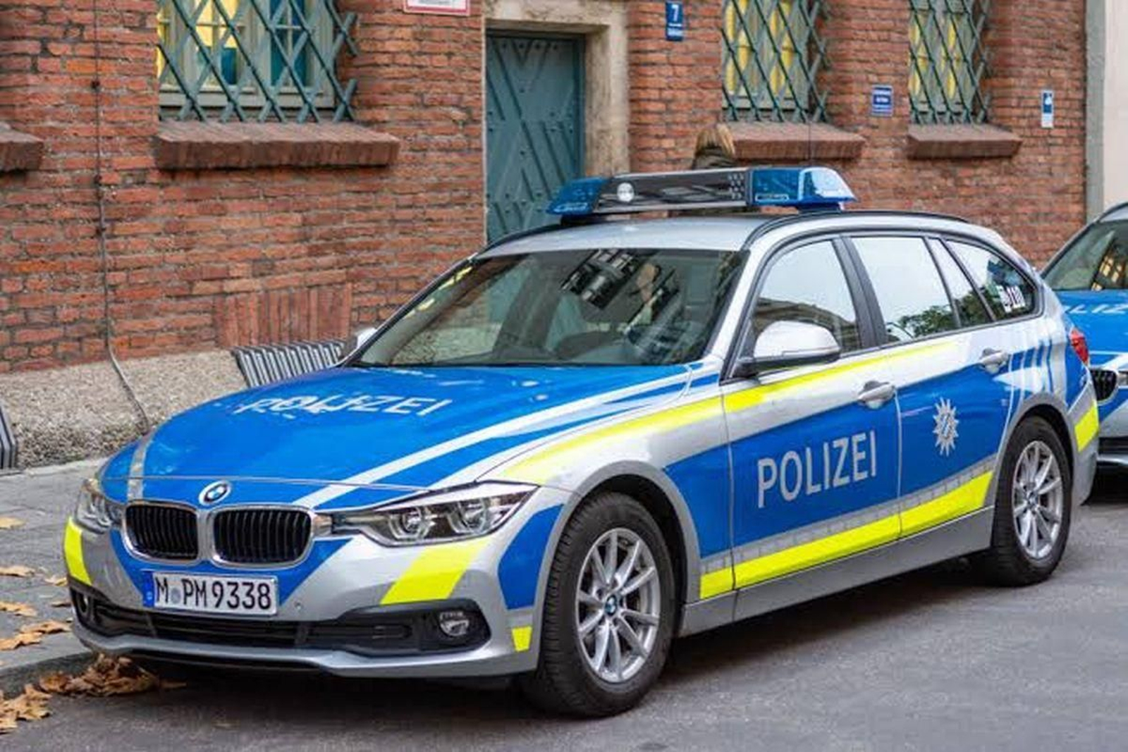Imagen de un coche de la Polizei, el cuerpo alemán de policía.
