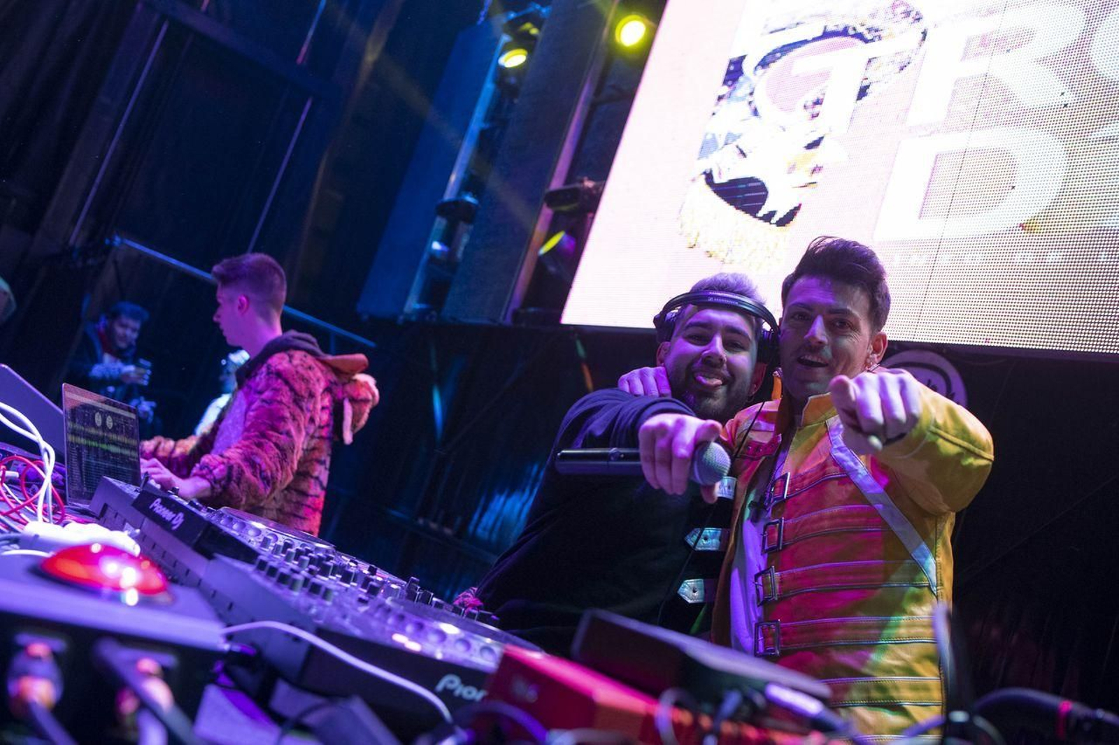 Xinzo de Limia. 28/01/2023. Inicio do Entroido de Xinzo de Limia co lanzamento do Petardazo.
Foto: Xesús Fariñas