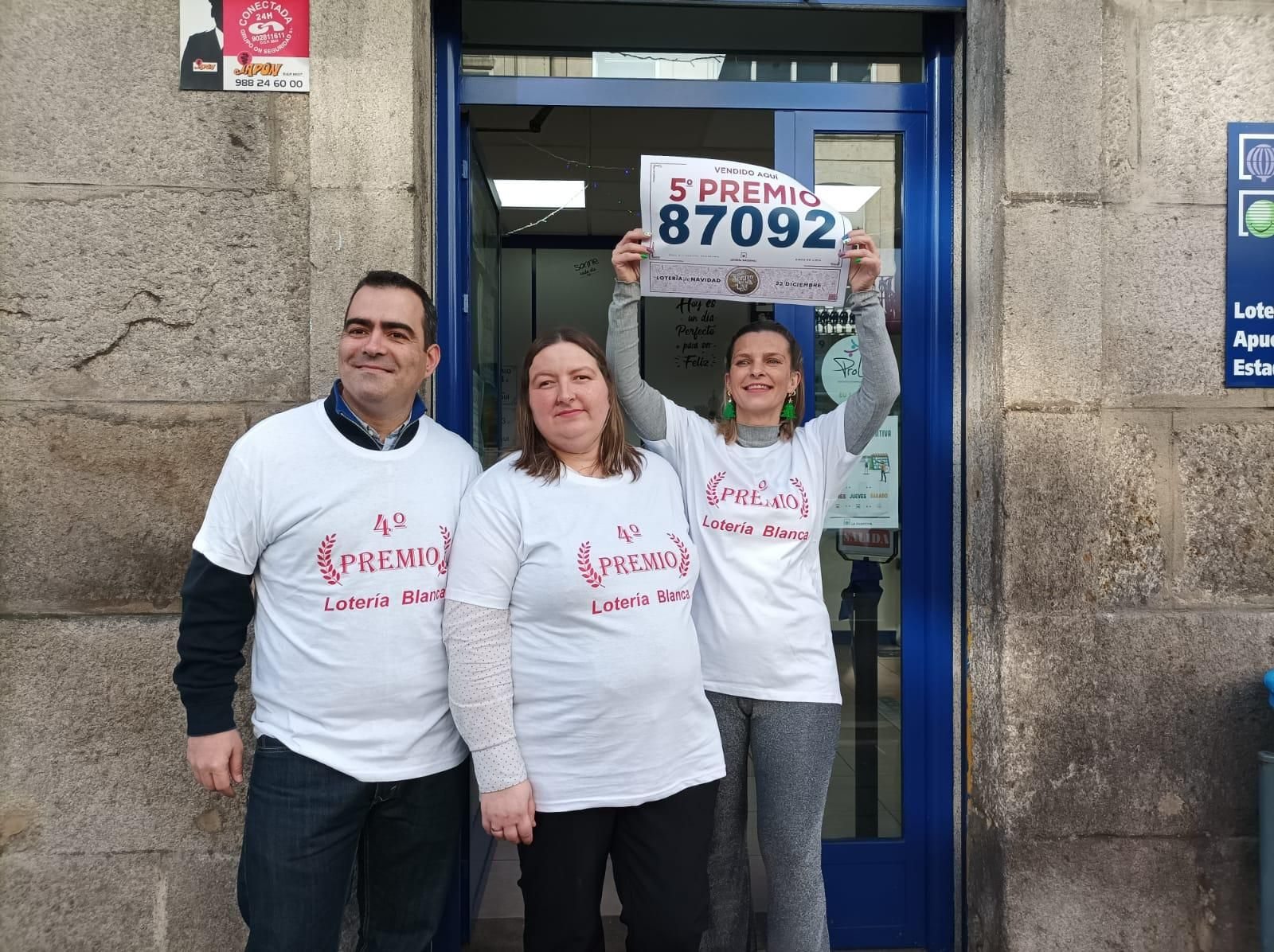 Administración de Xinzo donde se vendió el premio de la Lotería de Navidad