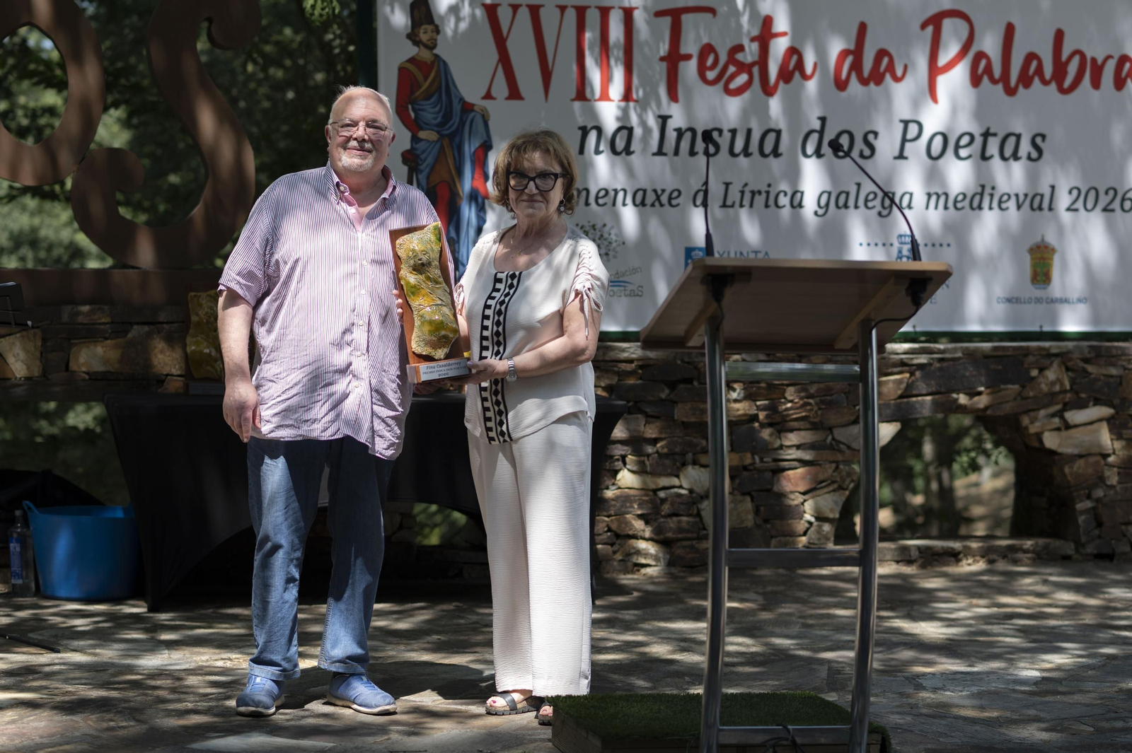Galería | A Festa da Palabra recoñece a Arturo Lezcano pola súa traxectoria na Galicia exterior
