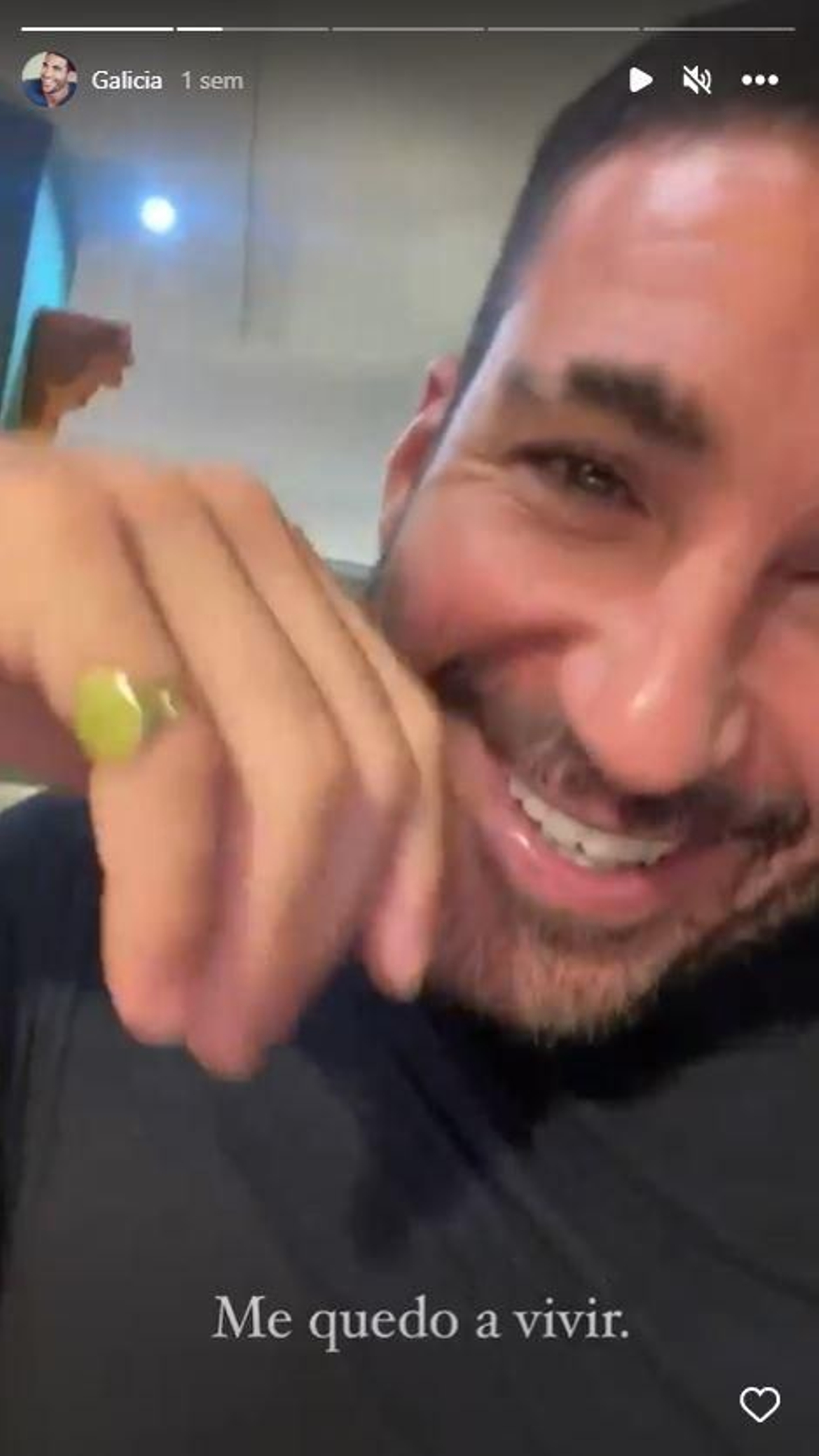 Miguel Ángel Silvestre en Galicia (Instagram)