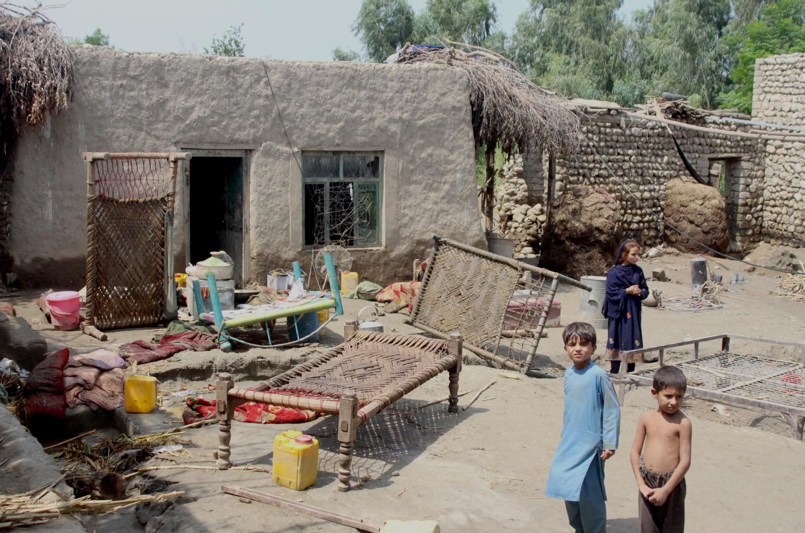Efectos de las lluvias en Afganistán