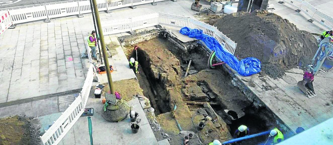 EL TRAMO DE MURALLAS SITUADO EN PORTA DO SOL