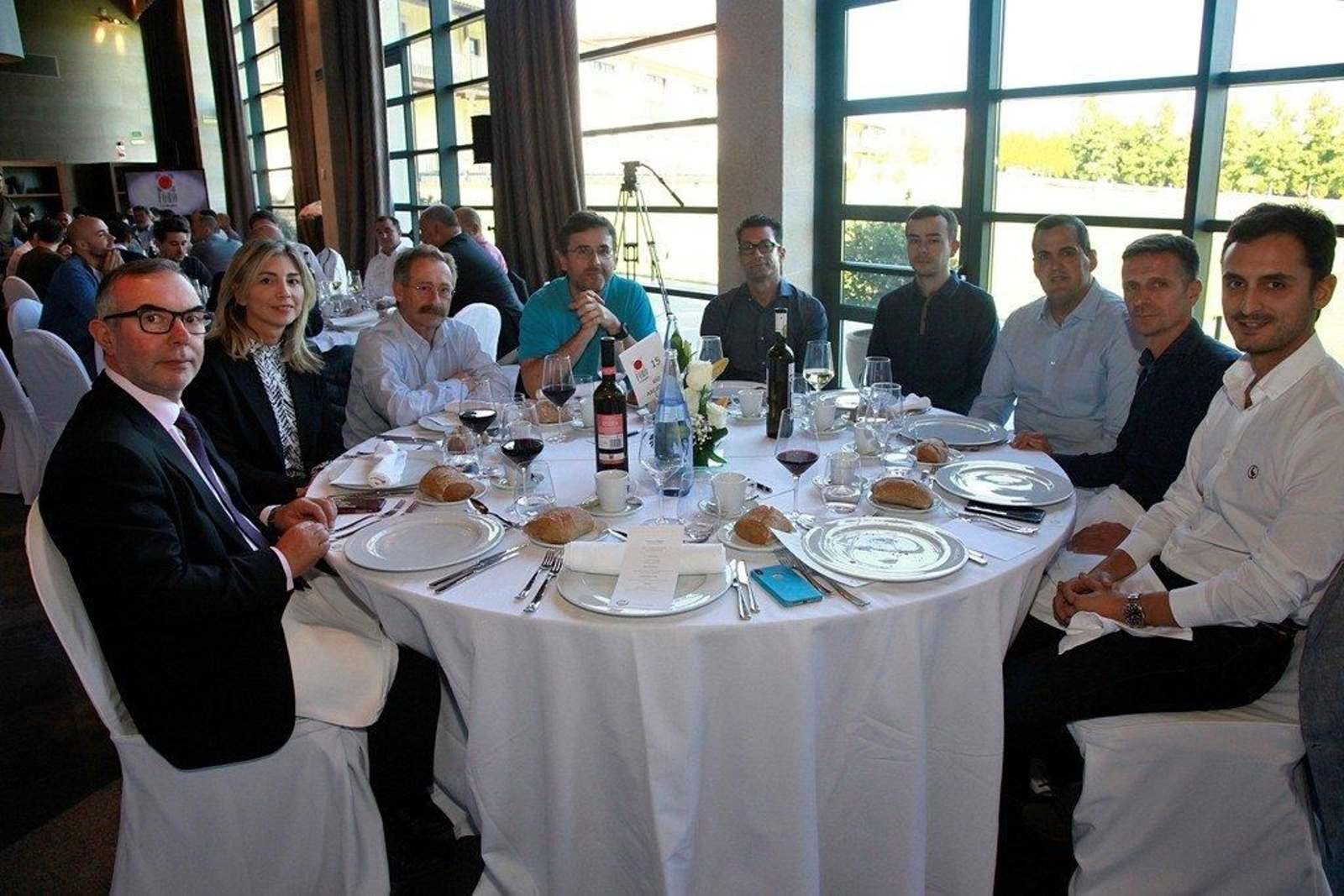 Lalo Pavón, Filbotei; Marisol López, Global Nutritions Profesionals; Álvaro Fernández, Inforcopia Aco; Luis Cao, Inforcopia Aco; Josías Gallego, de la edición digital de La Región; José Álvarez, informático de La Región; Javier Feijoo, Ainet; Gabriel Calviño, Dreams APP; Luis Estévez, consultor de Marketing.