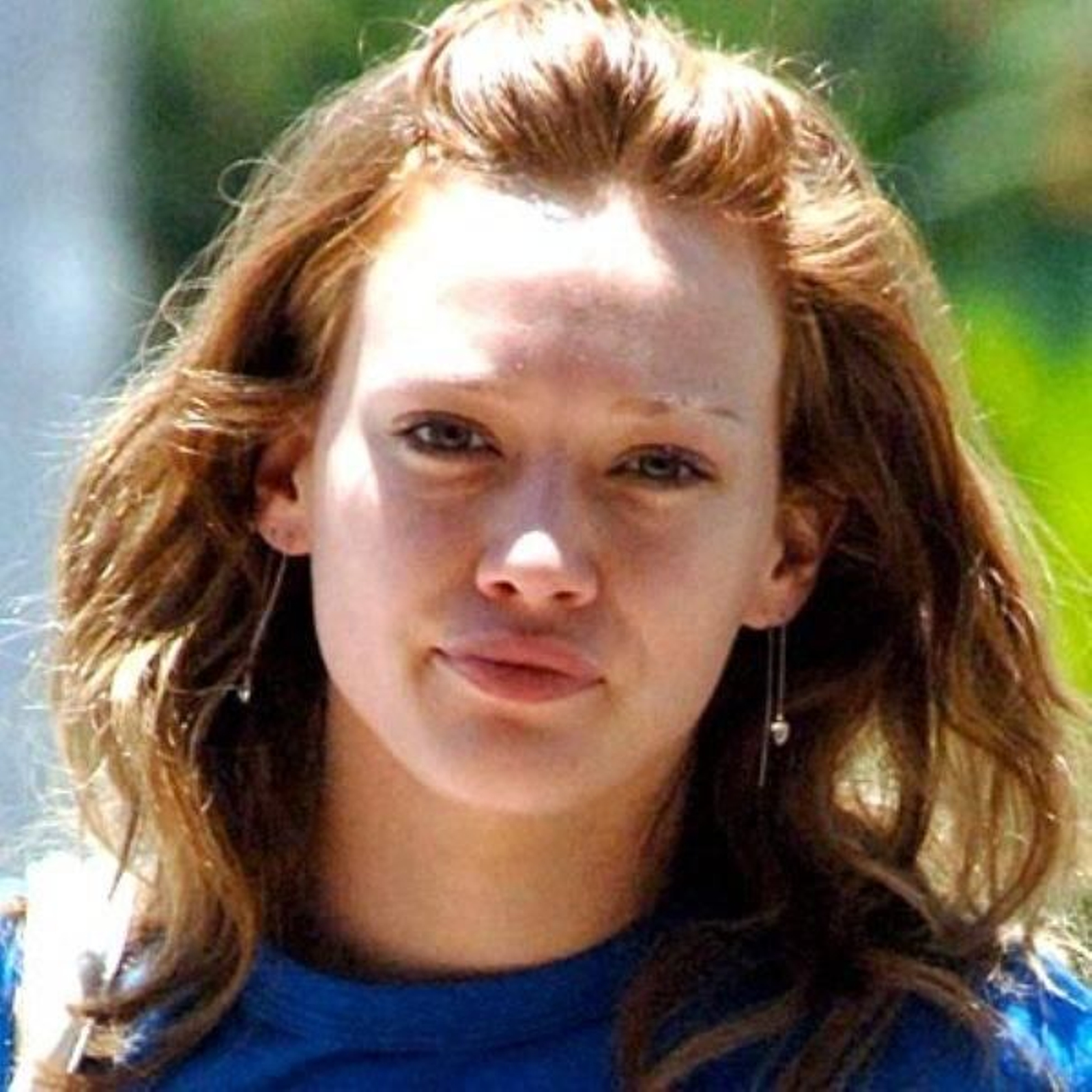 Hilary Duff sin maquillaje