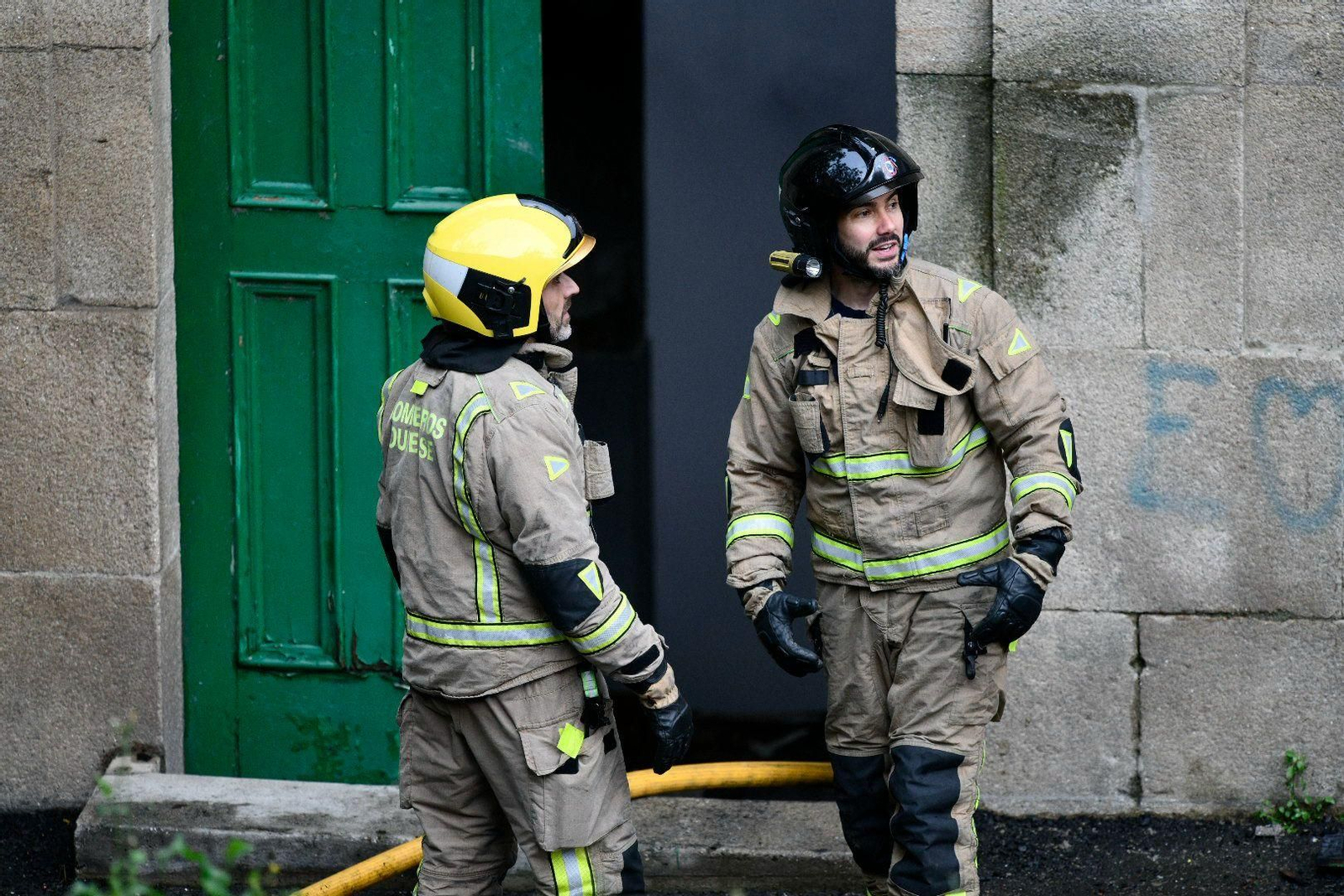 Galería | Así quedó la antigua Casa de Baños de Ourense tras el incendio