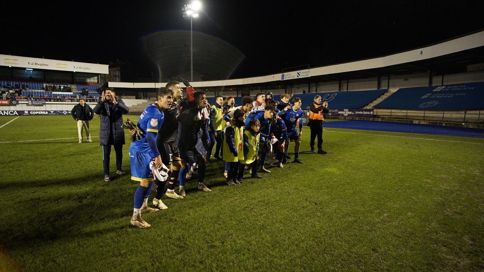 Galería | Noche de Copa del Rey en O Couto entre Ourense CF y Girona