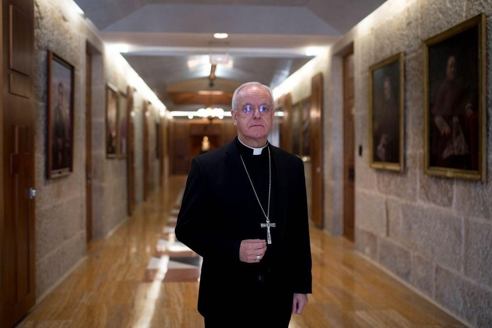 Monseñor Leonardo Lemos, obispo de Ourense. (Foto: Óscar Pinal)
