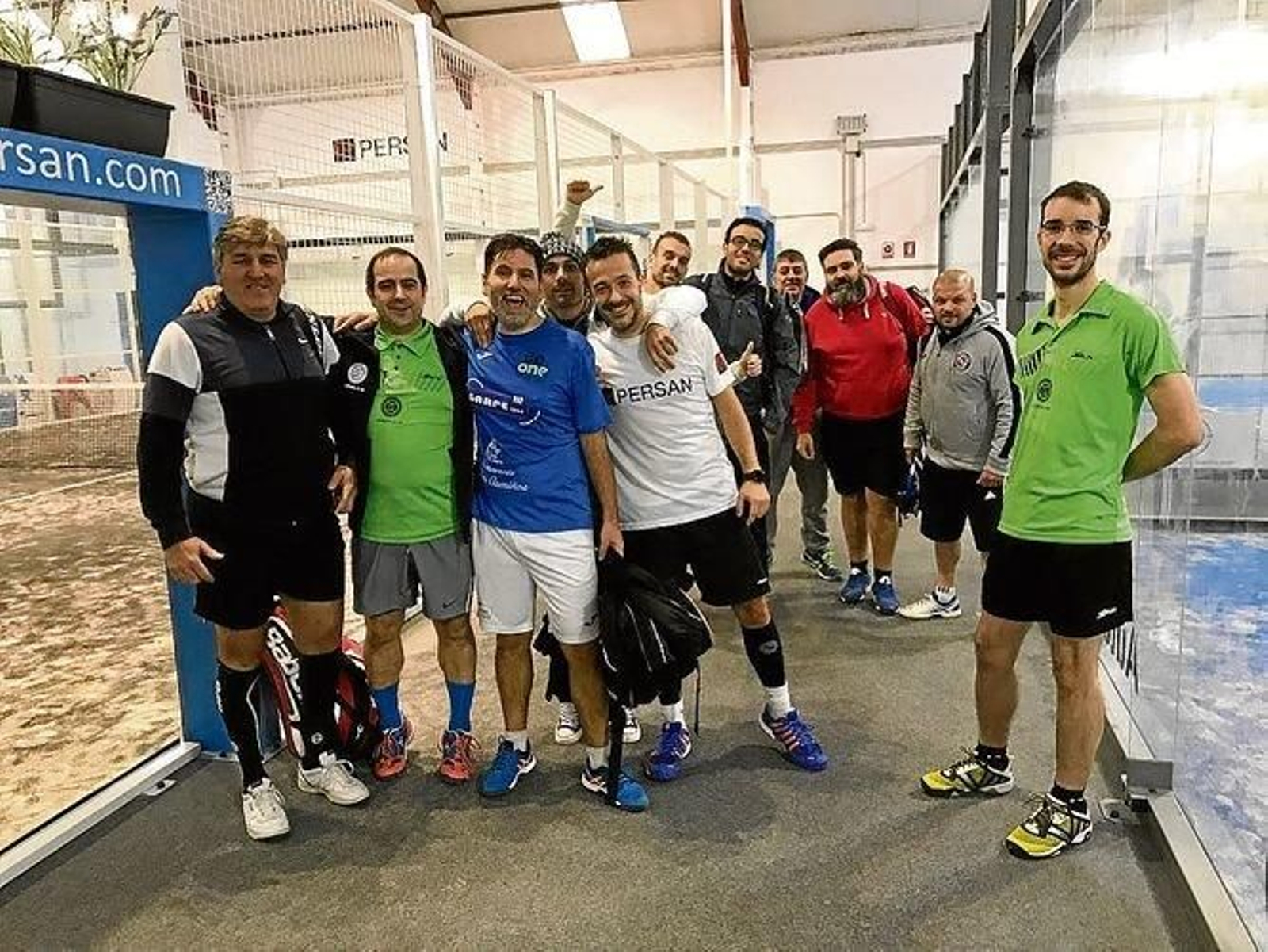 Buen ambiente entre partido y partido, esencial en la gran familia de Padelprix.
