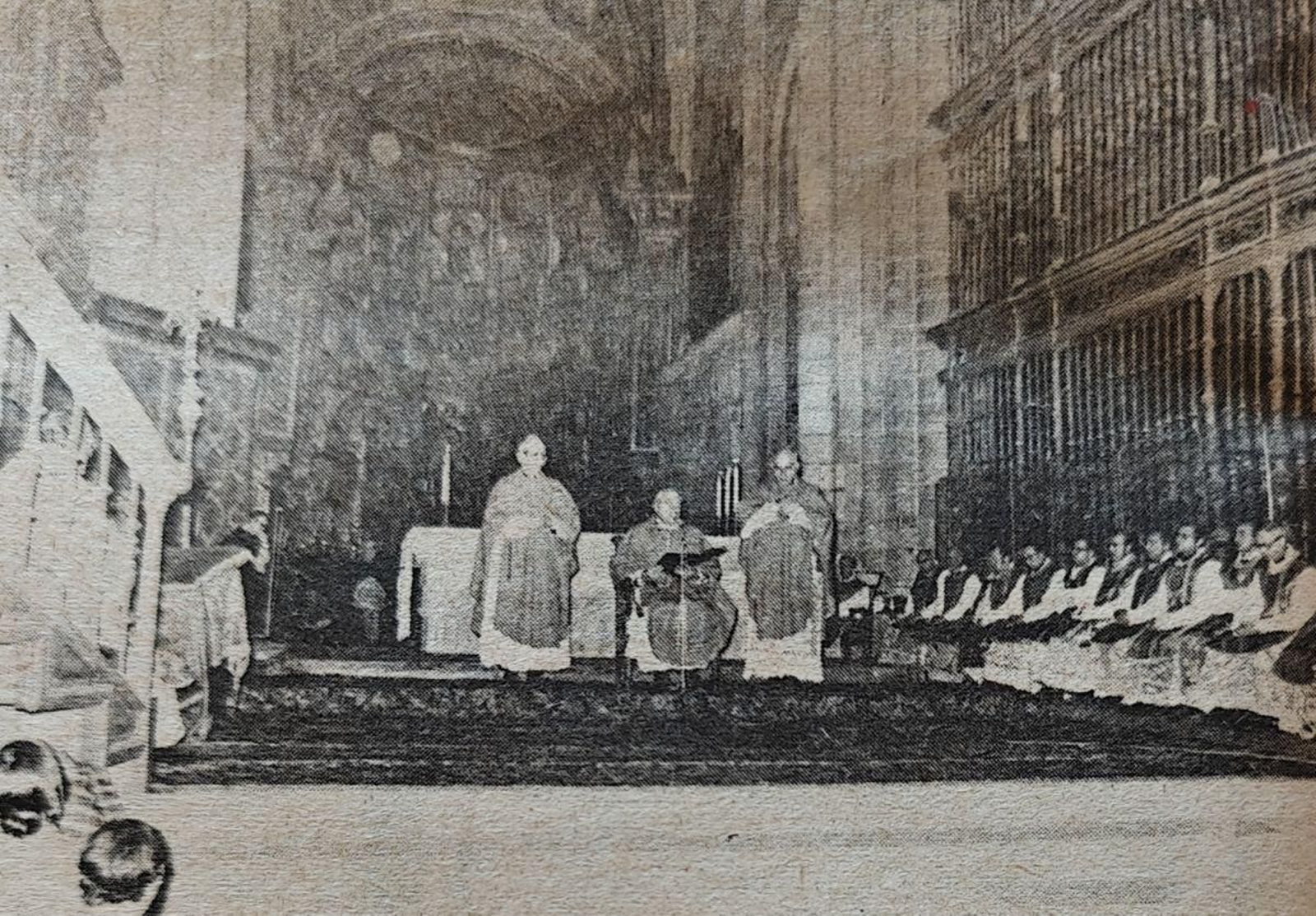 Un momento del funeral.